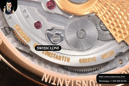 Vacheron Constantin Patrimony Date 40mm White Dial Brown Leather 9015 High Resolution View