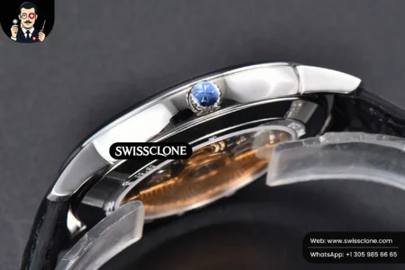 Vacheron Constantin Patrimony Date 40mm White Dial Black Leather 9015 High Resolution View