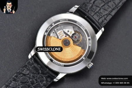Vacheron Constantin Patrimony Date 40mm White Dial Black Leather 9015 High Resolution View