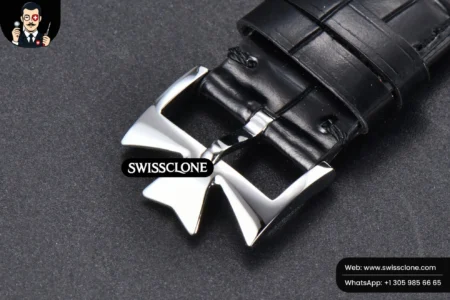 Vacheron Constantin Patrimony Date 40mm White Dial Black Leather 9015 High Resolution View