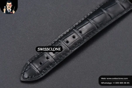 Vacheron Constantin Patrimony Date 40mm White Dial Black Leather 9015 High Resolution View