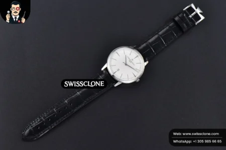 Vacheron Constantin Patrimony Date 40mm White Dial Black Leather 9015 High Resolution View