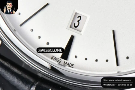 Vacheron Constantin Patrimony Date 40mm White Dial Black Leather 9015 High Resolution View