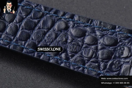 Vacheron Constantin Patrimony Date 40mm Blue Dial Blue Leather 9015 High Resolution View