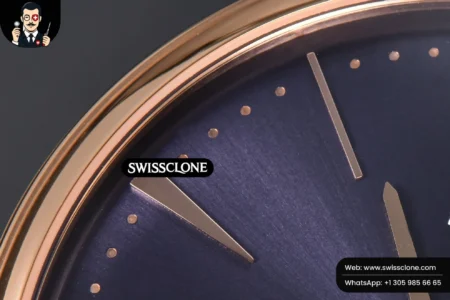 Vacheron Constantin Patrimony Date 40mm Blue Dial Blue Leather 9015 High Resolution View