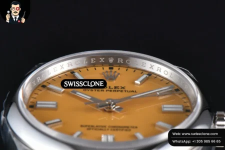 Rolex yster Perpetual 126000 36mm 904L Yellow Dial Oyster VS3235 High Resolution View