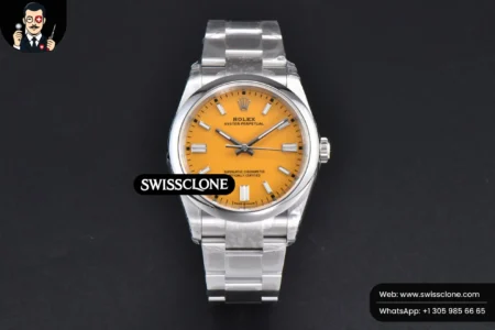Rolex yster Perpetual 126000 36mm 904L Yellow Dial Oyster VS3235 High Resolution View