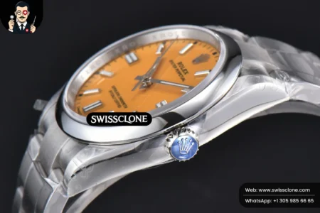 Rolex yster Perpetual 126000 36mm 904L Yellow Dial Oyster VS3235 High Resolution View