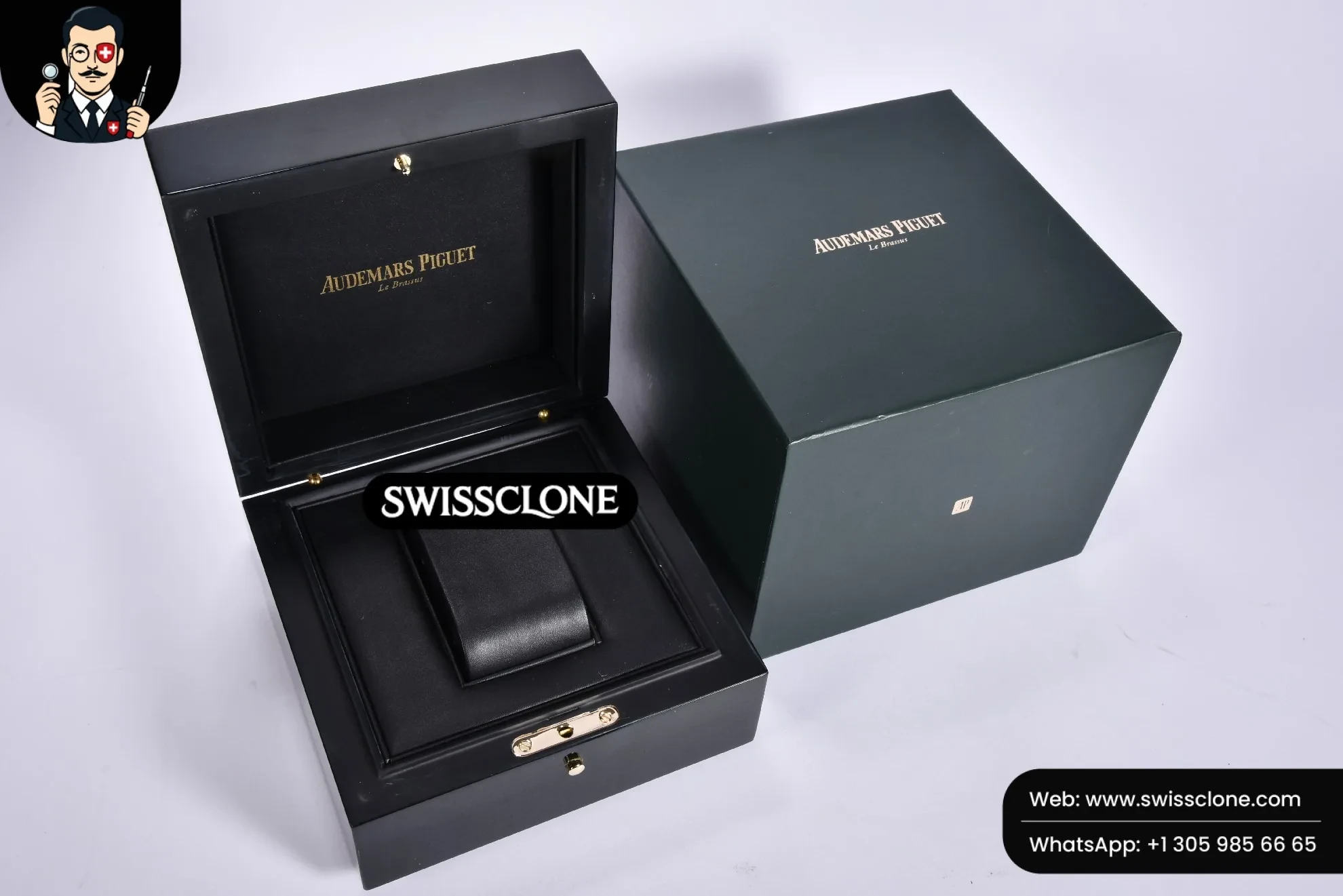 Audemars Piguet Black Wooden Box And Papers 1:1 Super Clone - Bezel & Case Profile