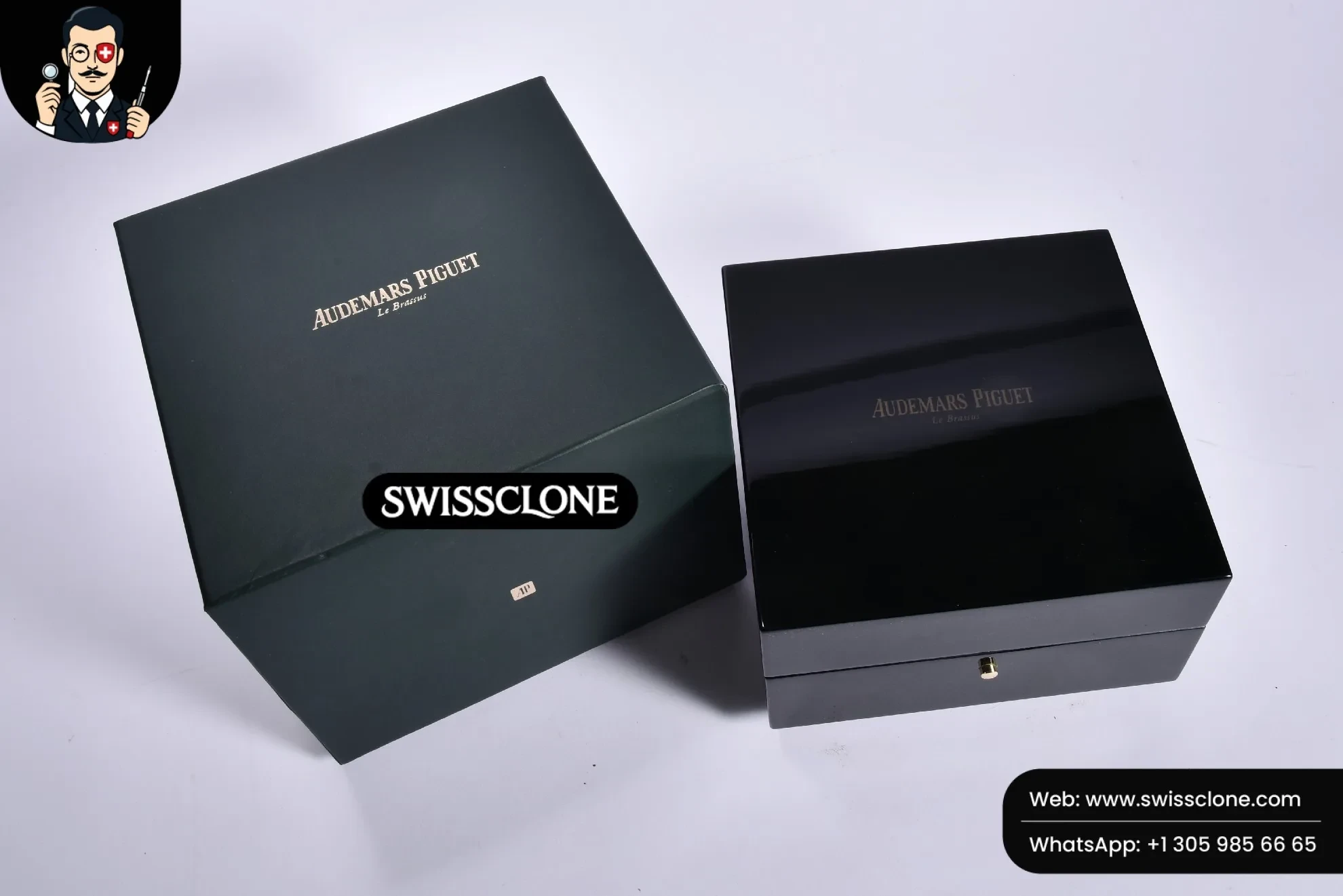 Audemars Piguet Black Wooden Box And Papers 1:1 Super Clone - Dial Macro Close-Up