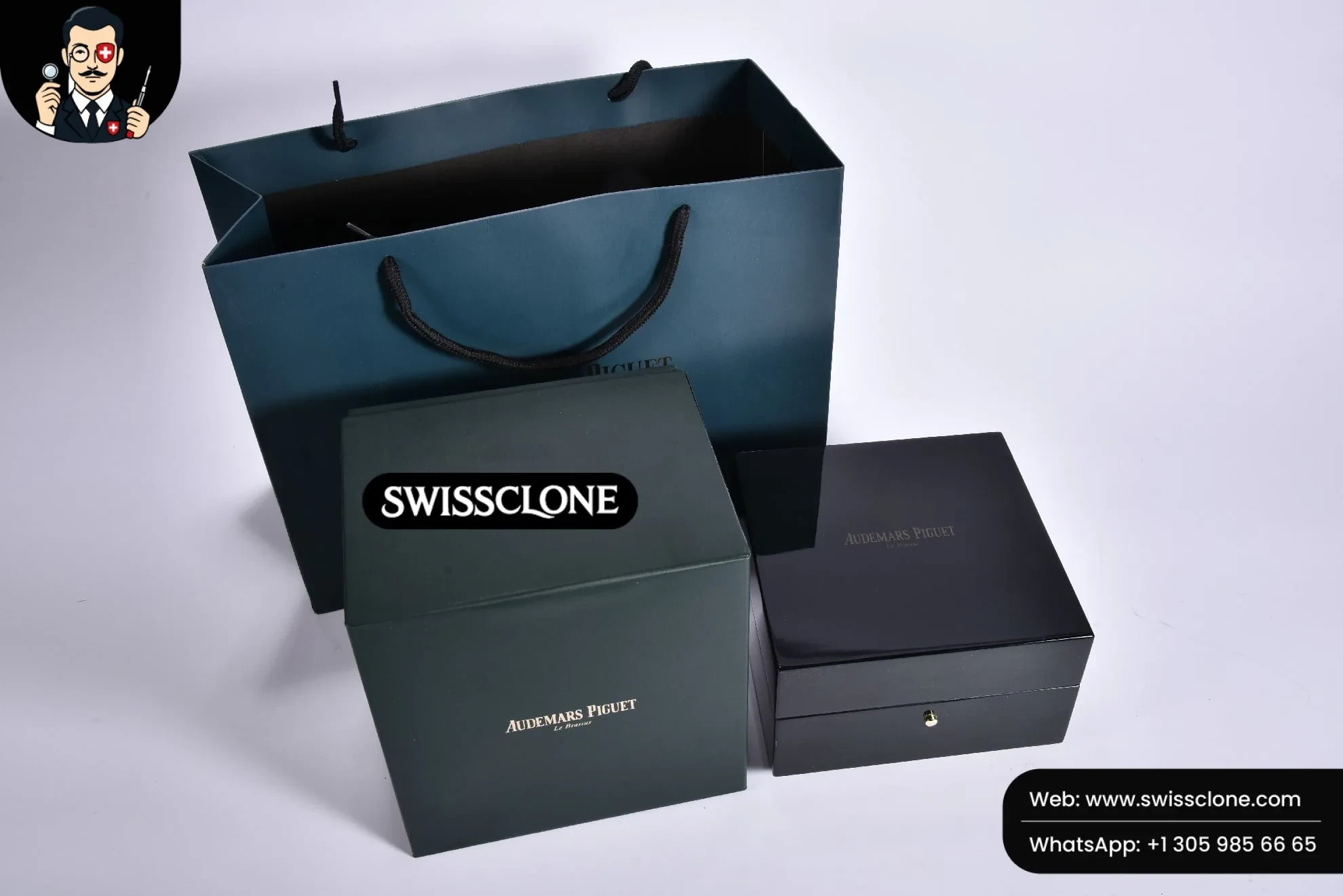 Audemars Piguet Black Wooden Box And Papers