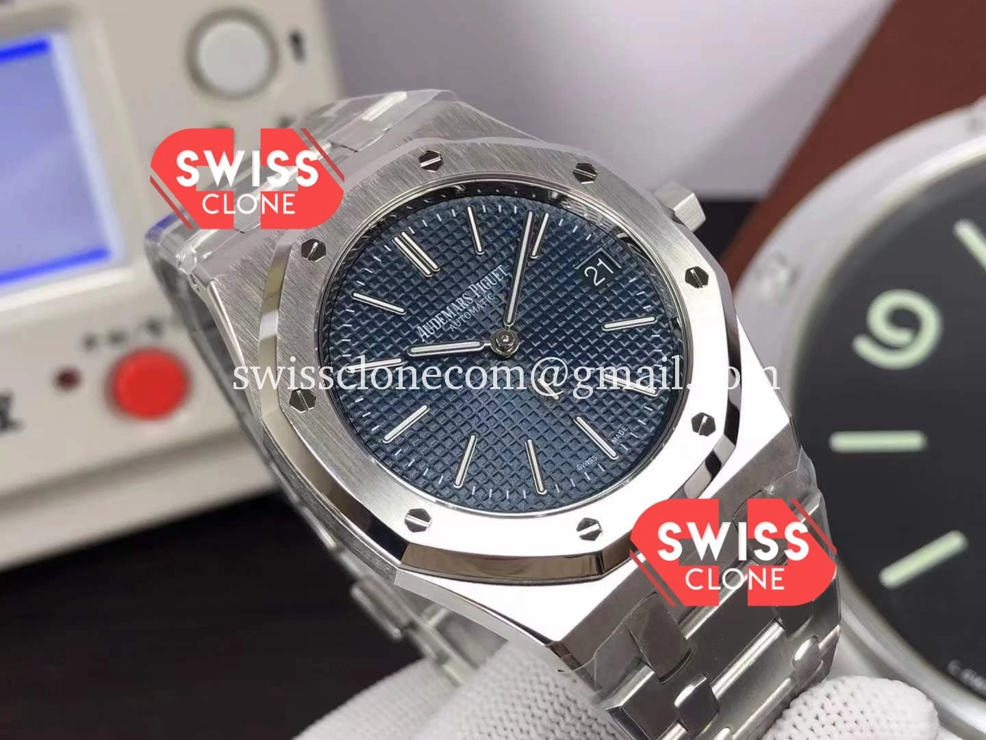 Audemars Piguet Royal Jumbo Oak Extra Thin Blue Dial 904L 1:1 Super Clone - Clasp & Bracelet Finishing