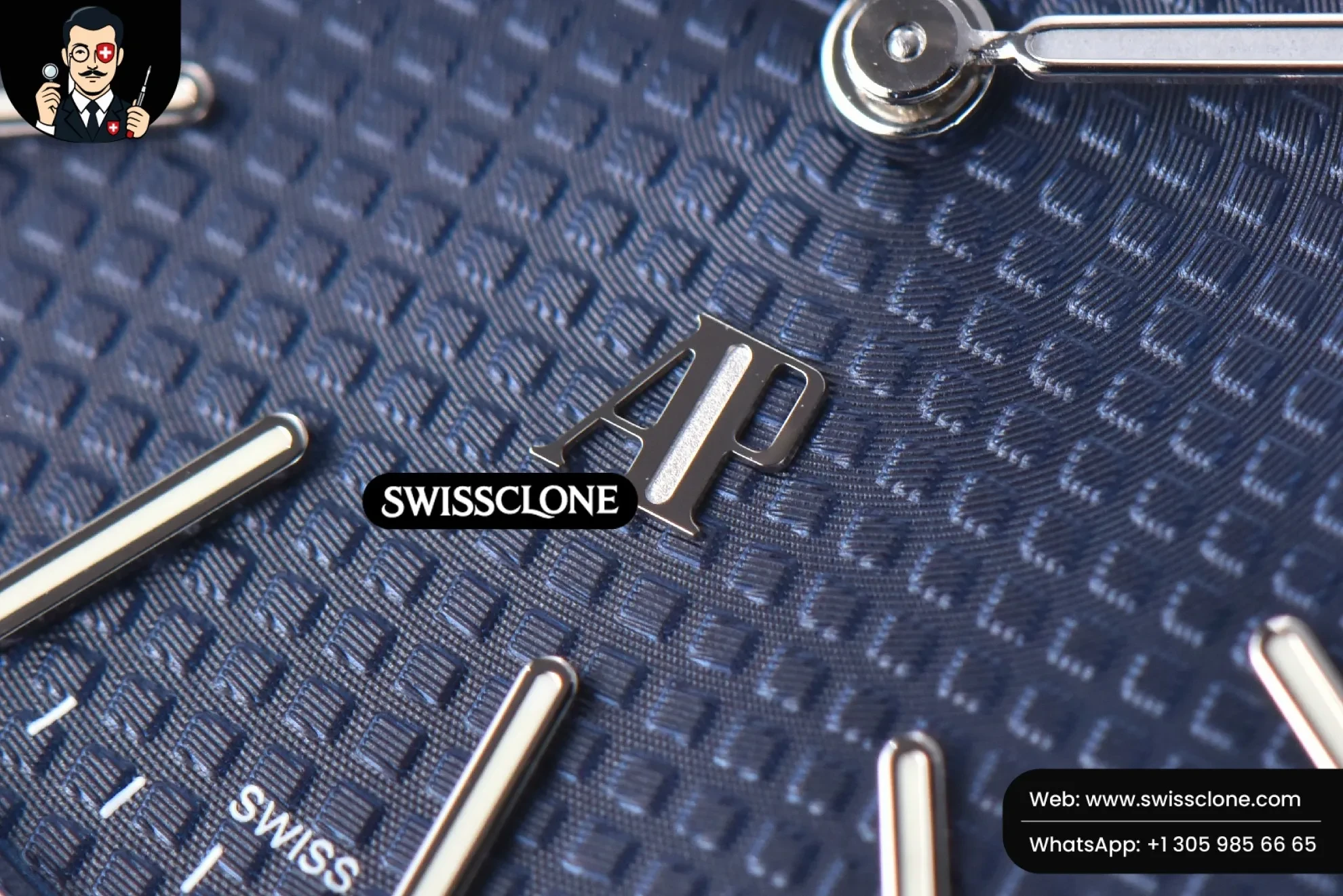 Audemars Piguet Royal Oak 15202 XF 39mm Blue Textured Dial 1:1 Super Clone - Lateral Case Thickness Profile