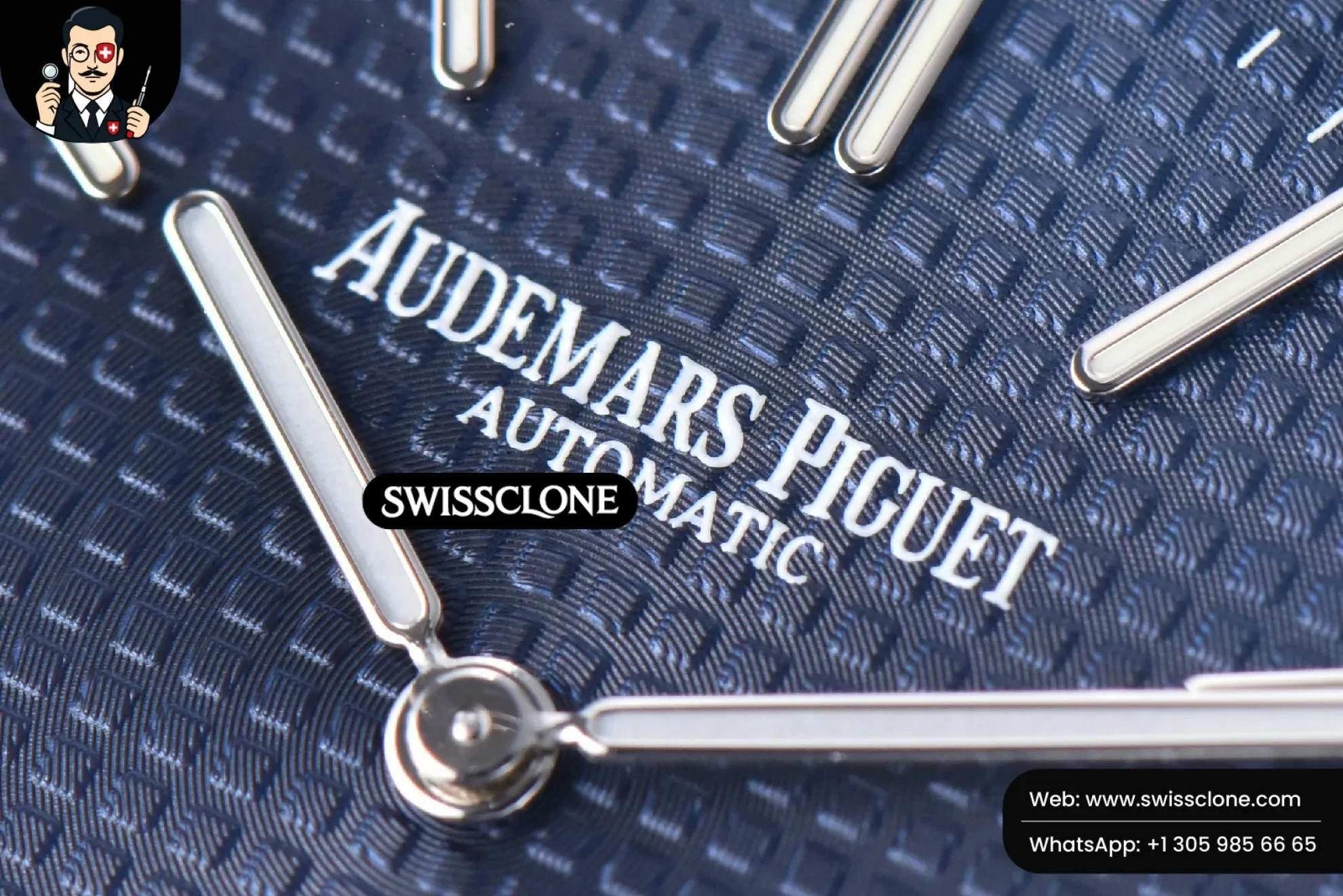 Audemars Piguet Royal Oak 15202 XF 39mm Blue Textured Dial 1:1 Super Clone - Caseback & Cloned Calibre Movement