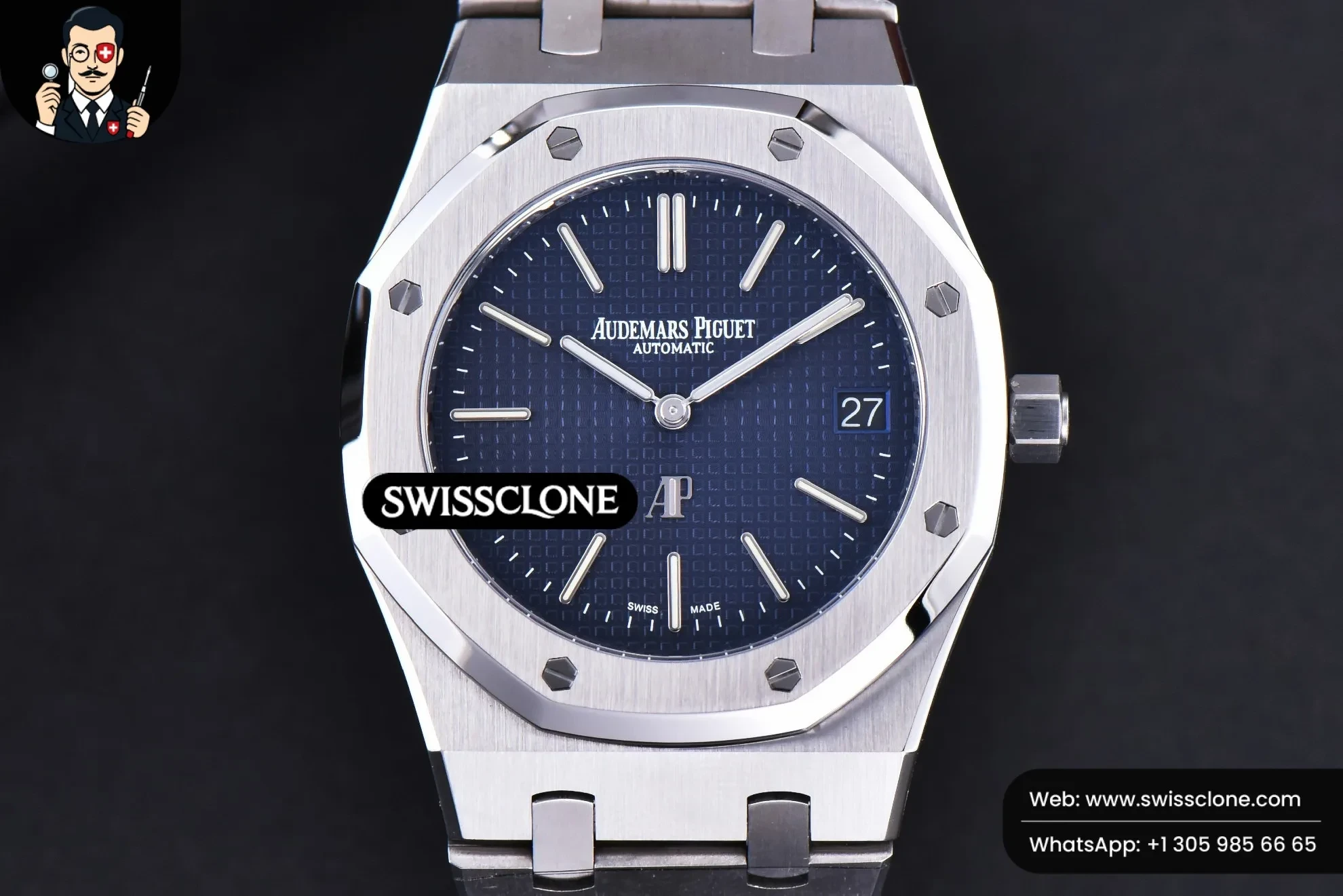 Audemars Piguet Royal Oak 15202 XF 39mm Blue Textured Dial