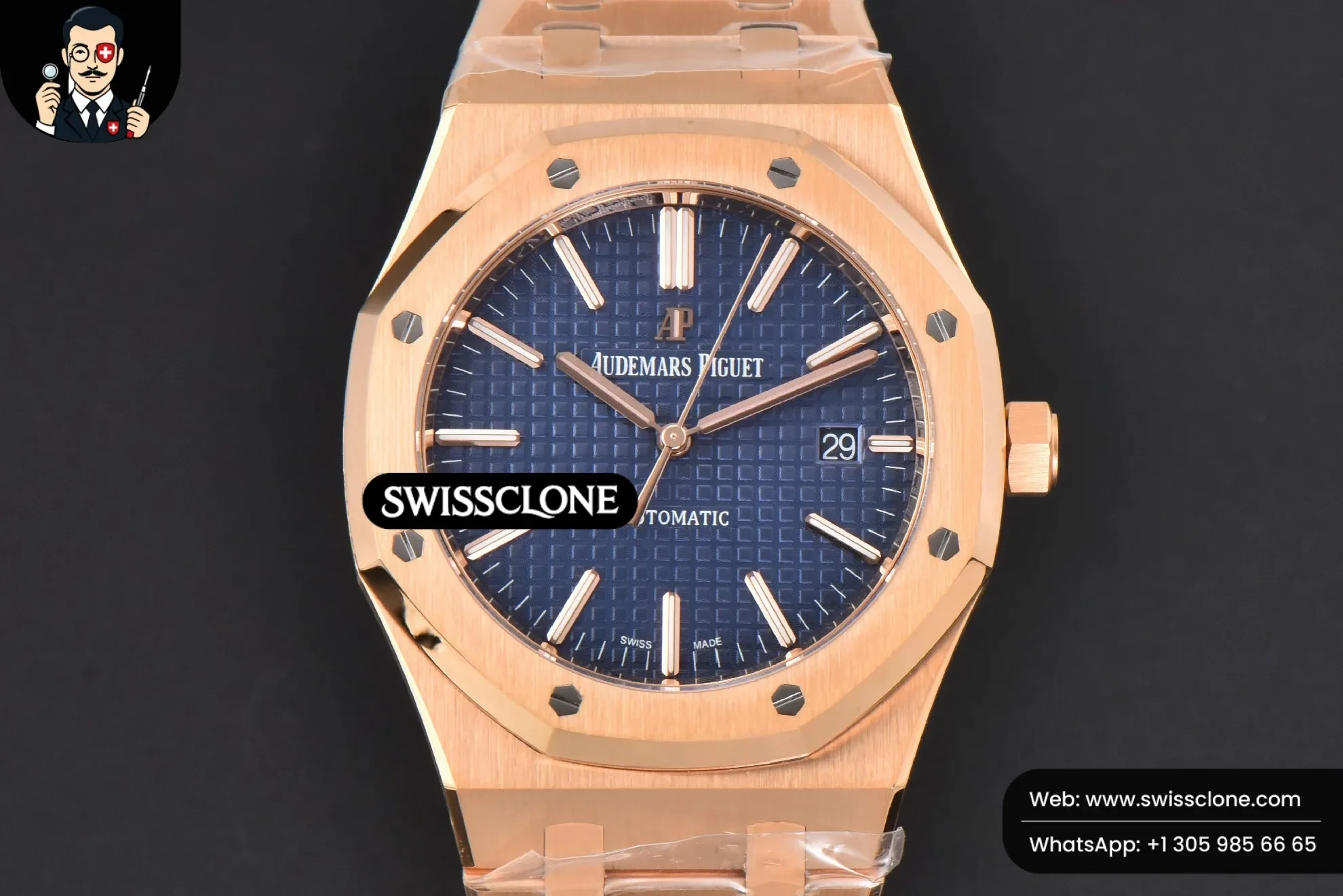 Audemars Piguet Royal Oak 15400 41mm Blue Textured Dial