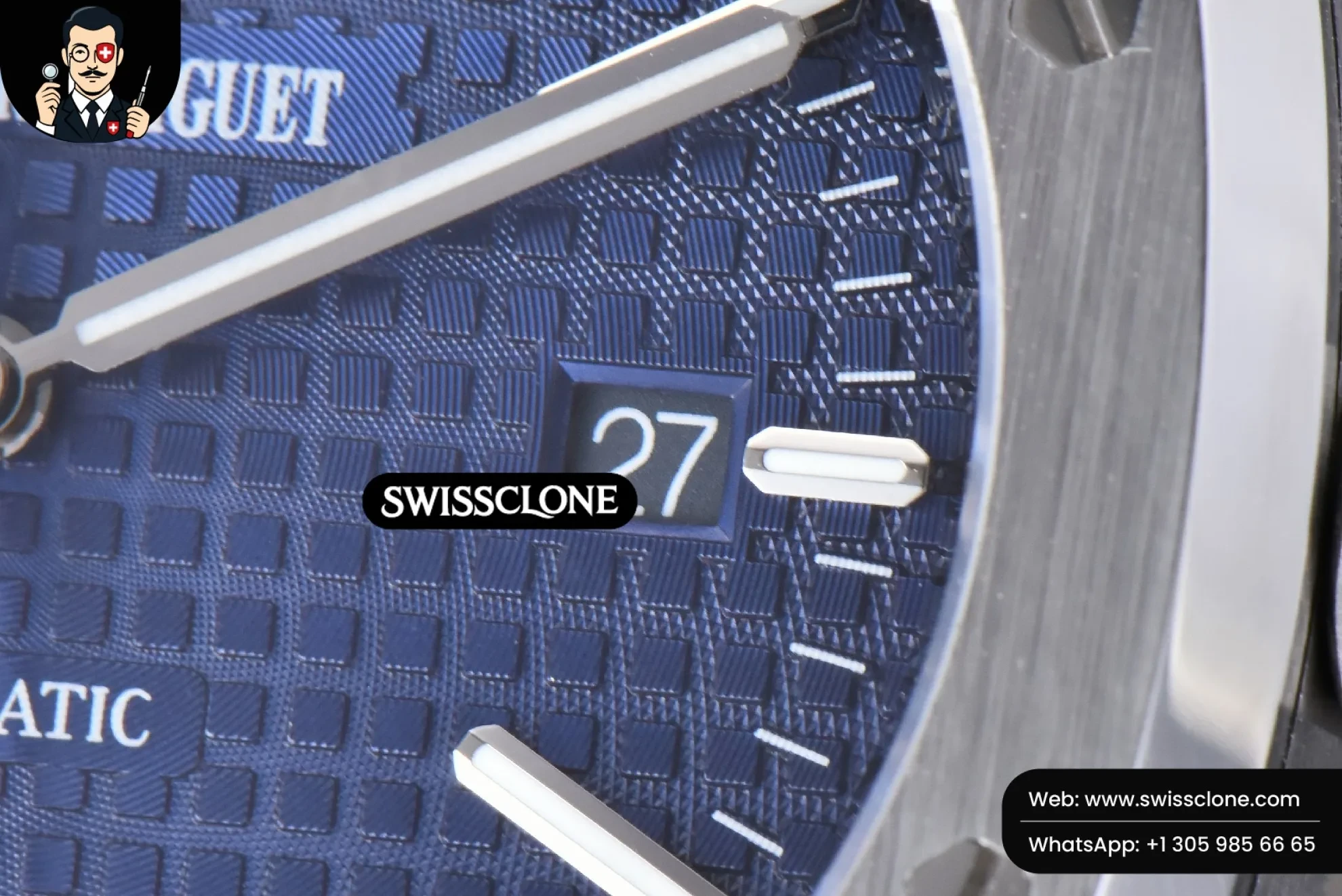Audemars Piguet Royal Oak 15400 41mm IPF Blue Textured Dial 1:1 Super Clone - On-Wrist Presence View