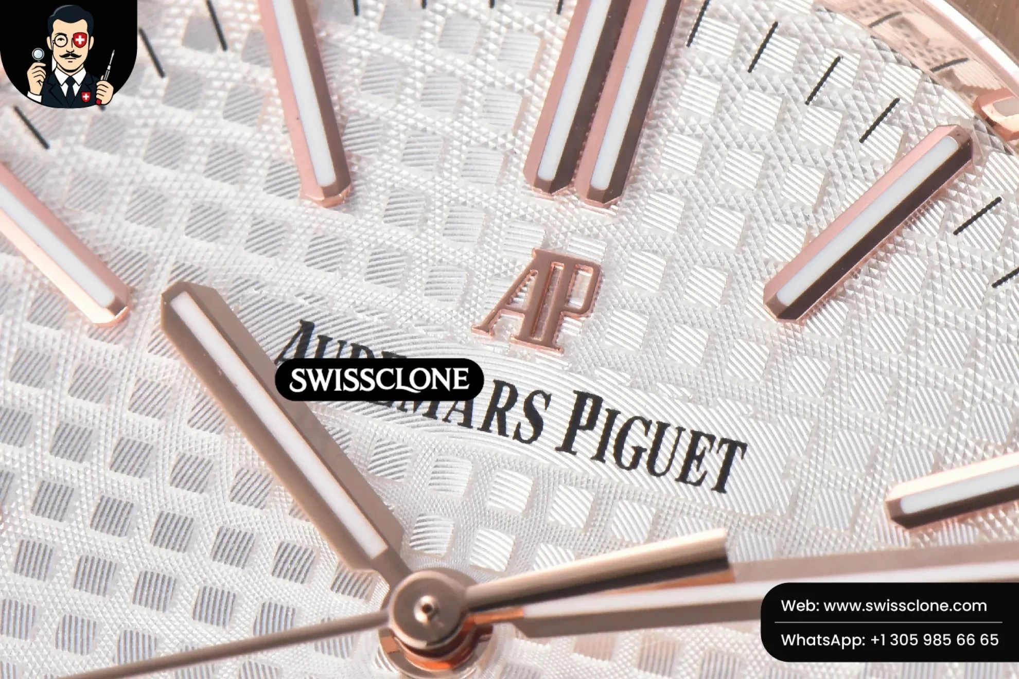 Audemars Piguet Royal Oak 15400 41mm IPF White Textured Dial (SW-25738) 1:1 Super Clone - Caseback & Cloned Calibre Movement