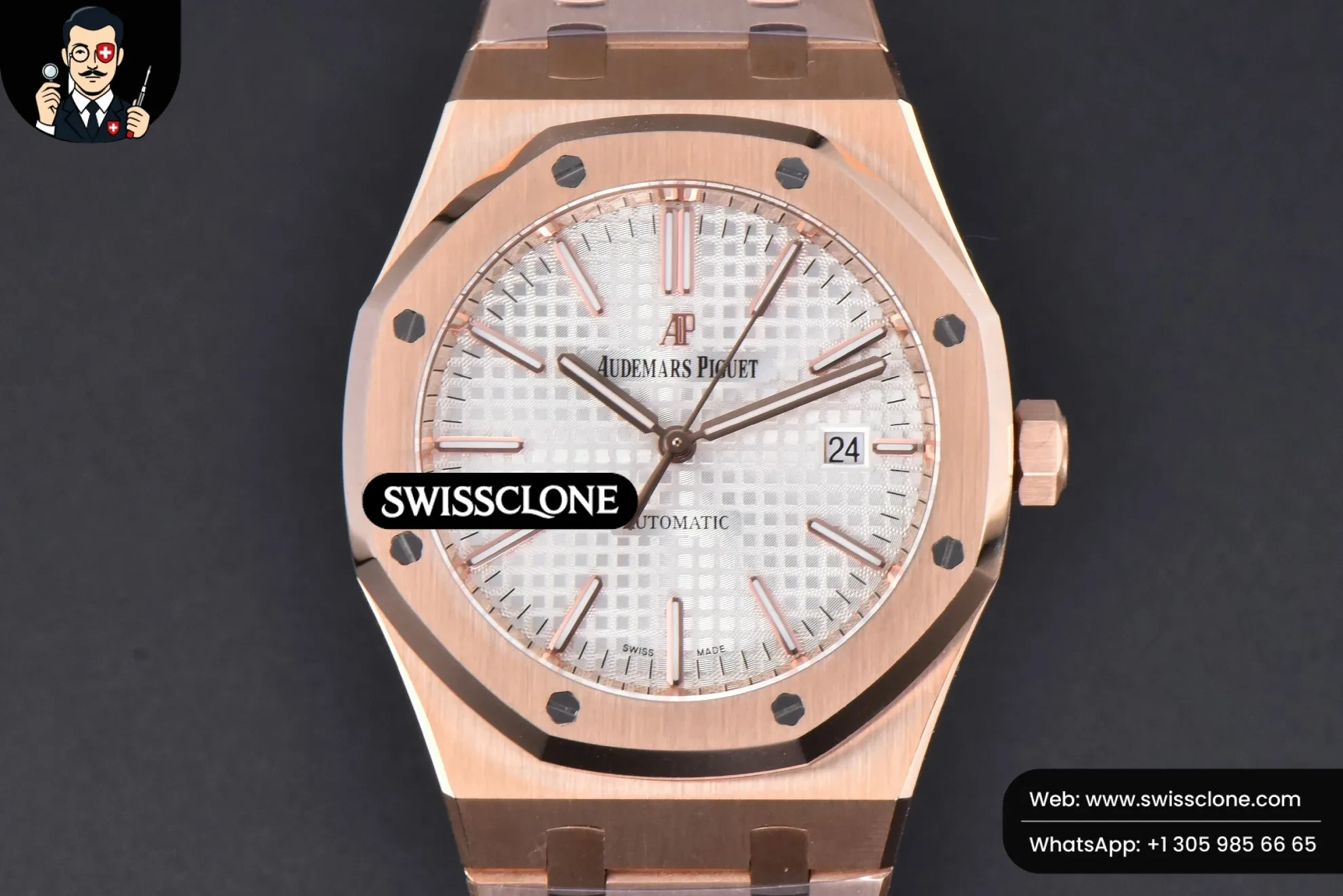 Audemars Piguet Royal Oak 15400 41mm IPF White Textured Dial
