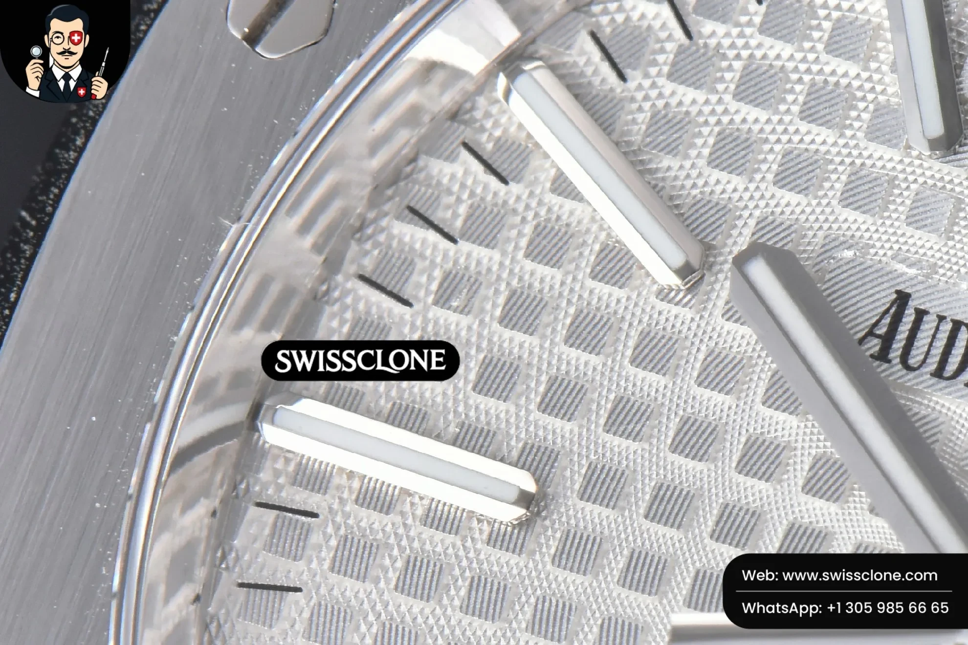 Audemars Piguet Royal Oak 15400 41mm IPF White Textured Dial 1:1 Super Clone - Lateral Case Thickness Profile