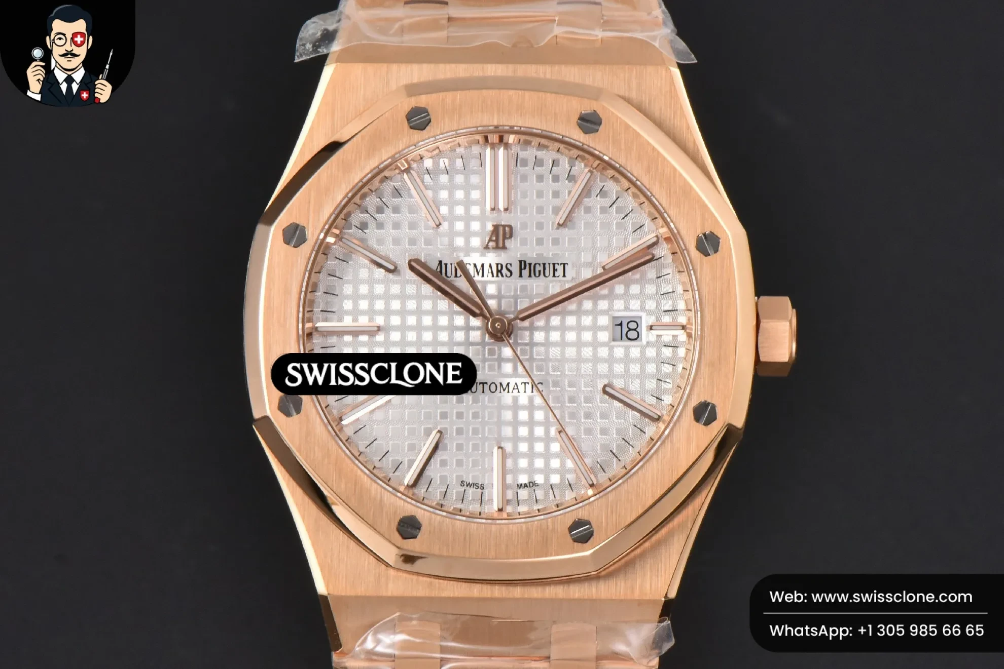 Audemars Piguet Royal Oak 15400 41mm White Textured Dial