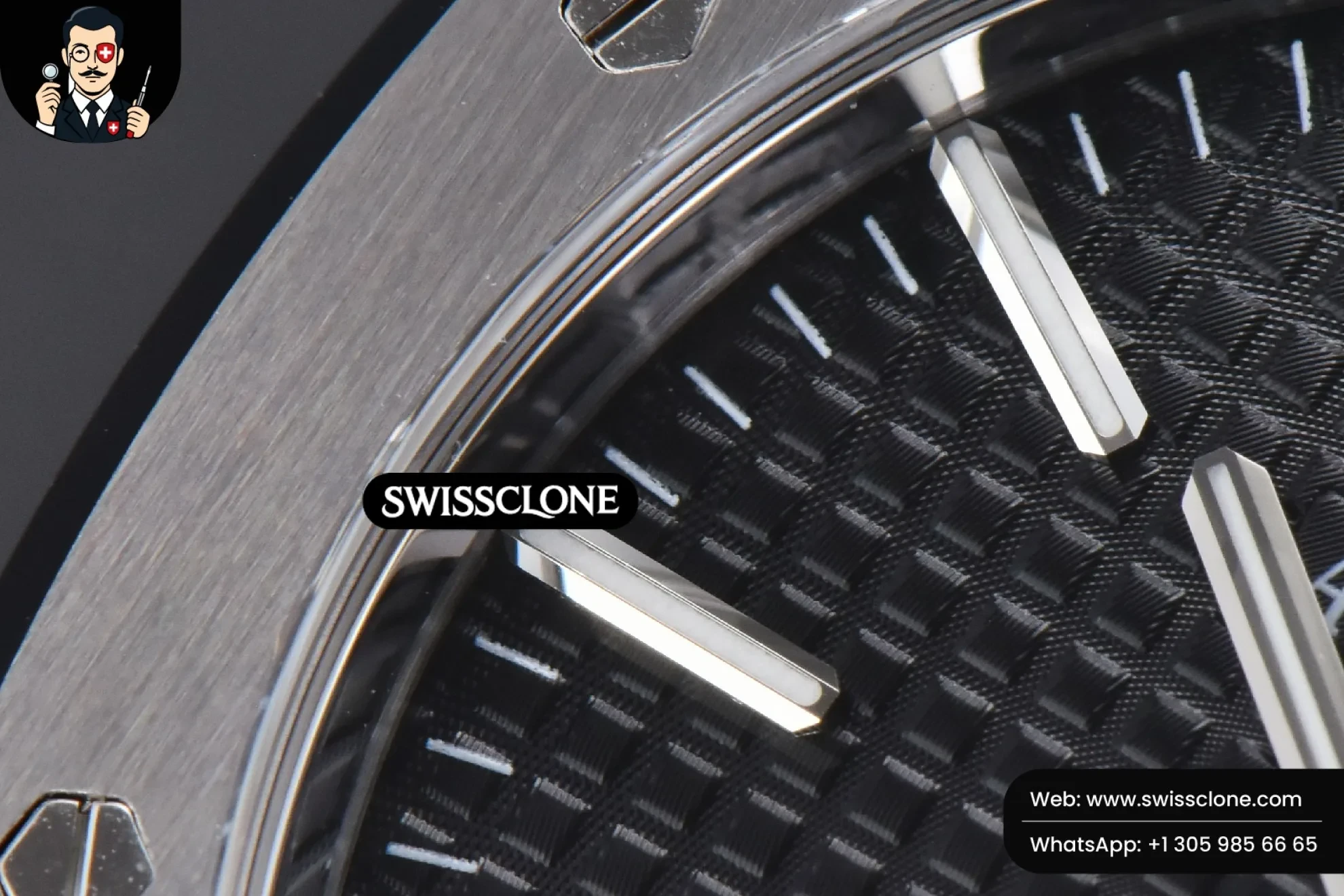 Audemars Piguet Royal Oak 15400 ORF 41mm Black Textured Dial 1:1 Super Clone - Caseback & Cloned Calibre Movement