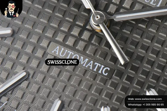 Audemars Piguet Royal Oak 15400 ORF 41mm Gray Textured Dial 1:1 Super Clone - On-Wrist Presence View