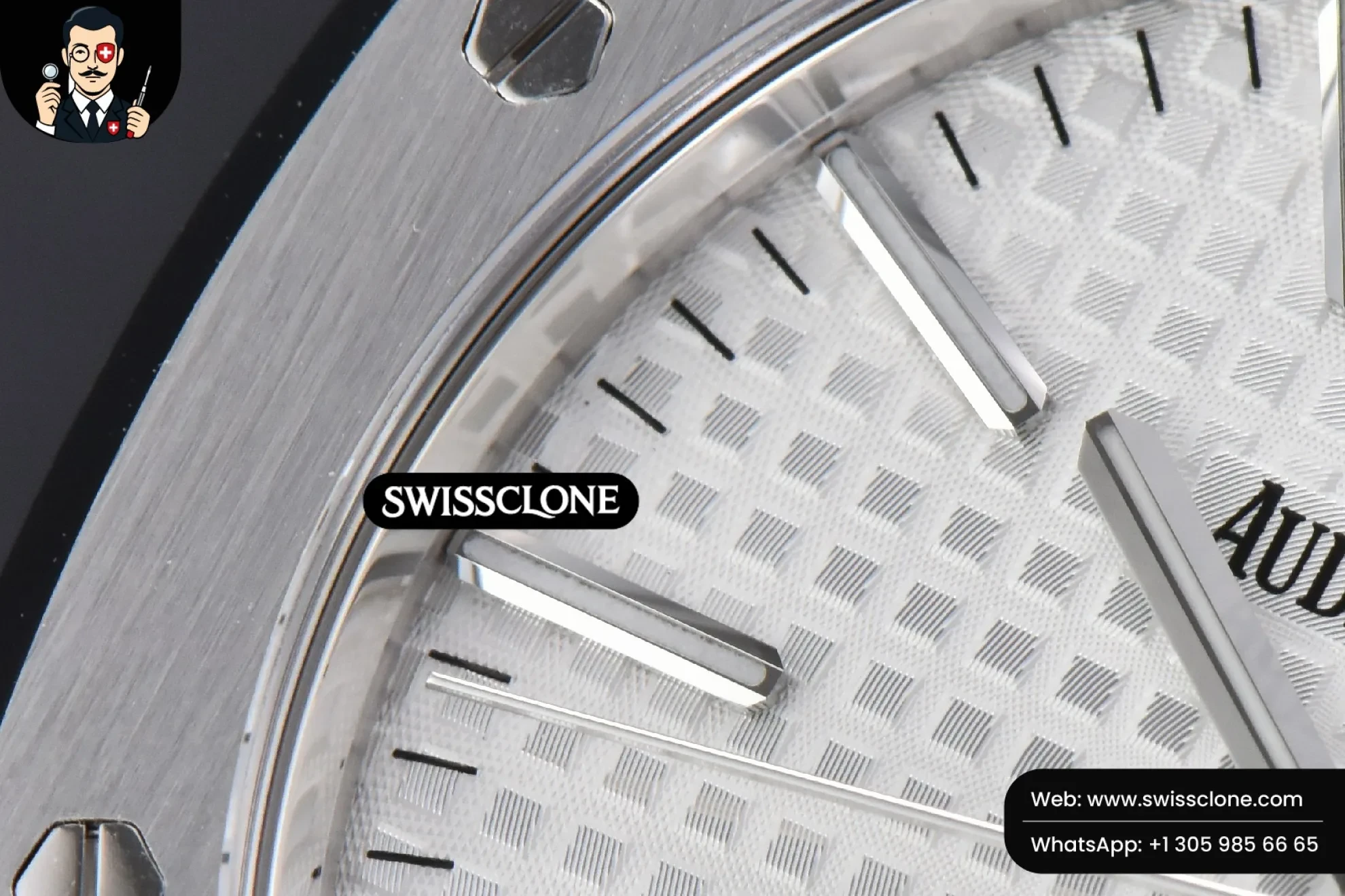 Audemars Piguet Royal Oak 15400 ORF 41mm White Textured Dial 1:1 Super Clone - Lateral Case Thickness Profile