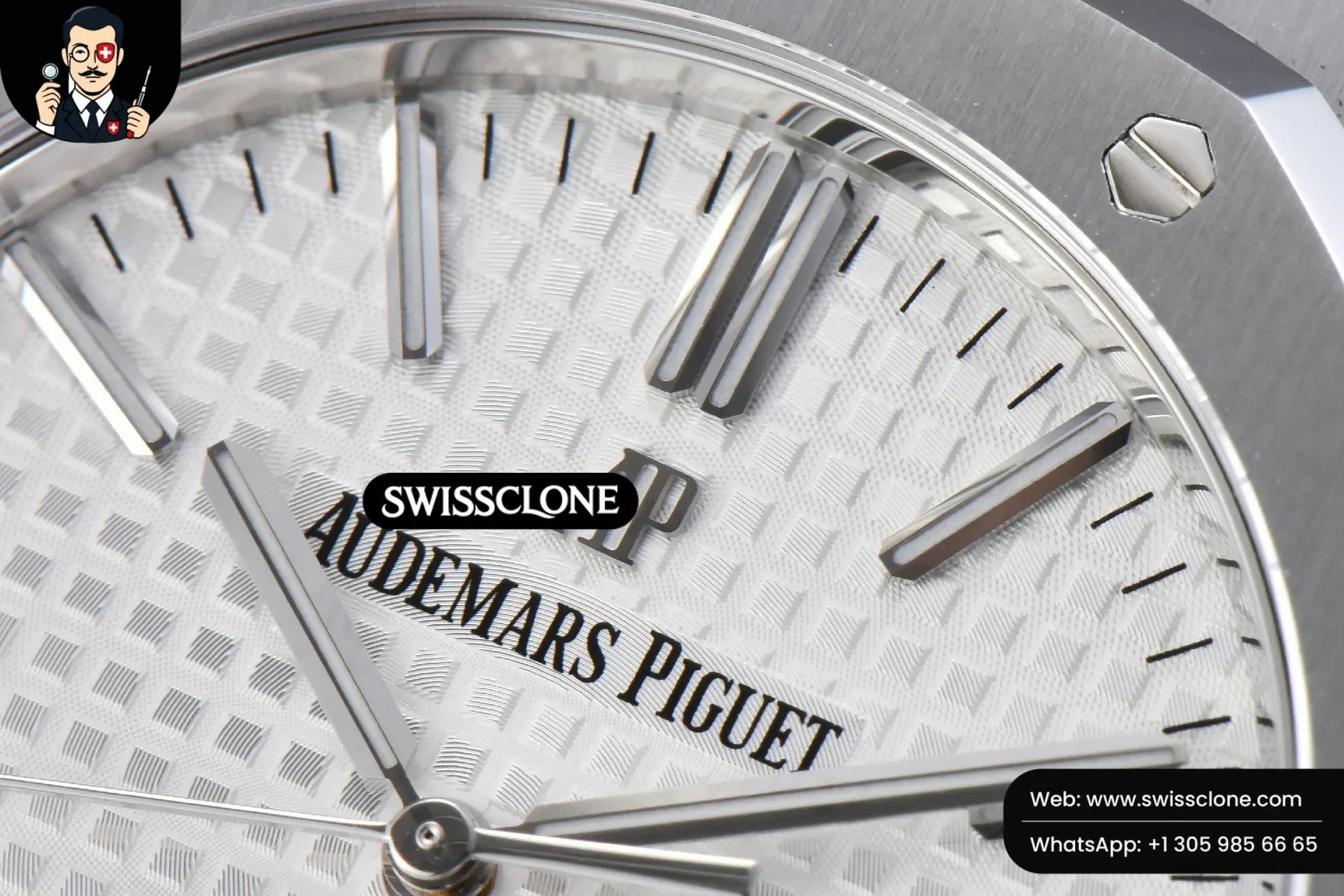 Audemars Piguet Royal Oak 15400 ORF 41mm White Textured Dial 1:1 Super Clone - Caseback & Cloned Calibre Movement