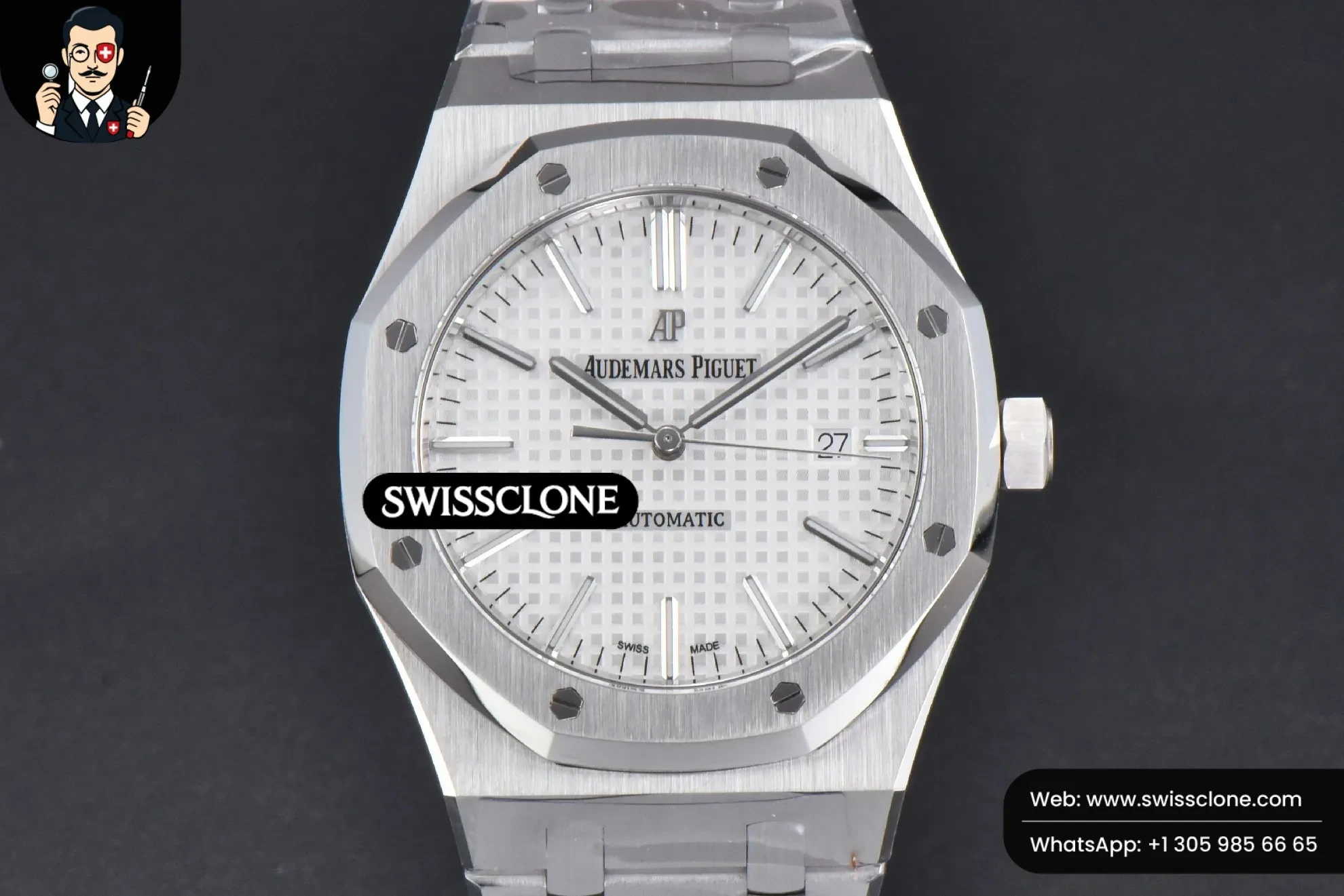 Audemars Piguet Royal Oak 15400 ORF 41mm White Textured Dial
