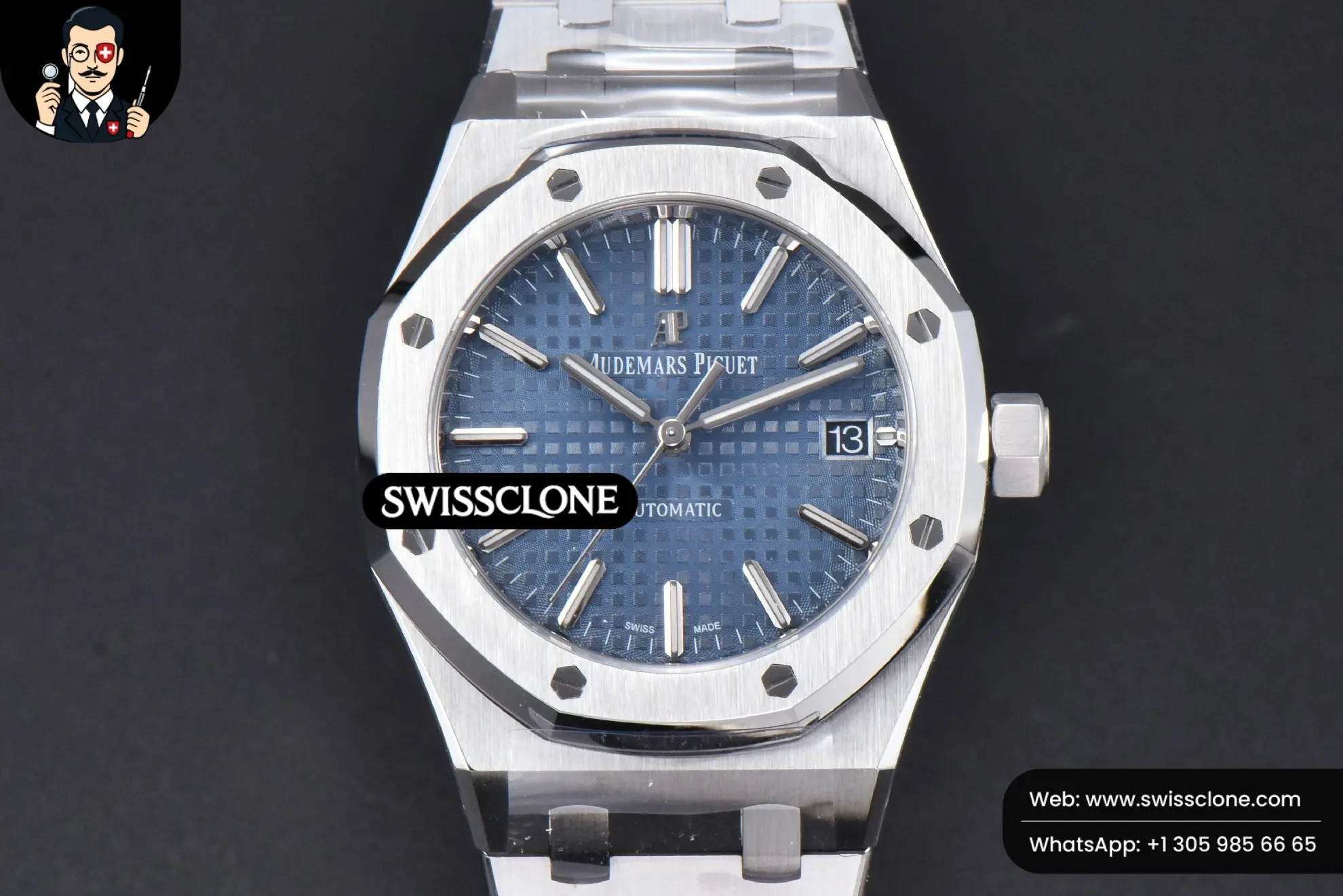 Audemars Piguet Royal Oak 15450 37mm Blue Textured Dial