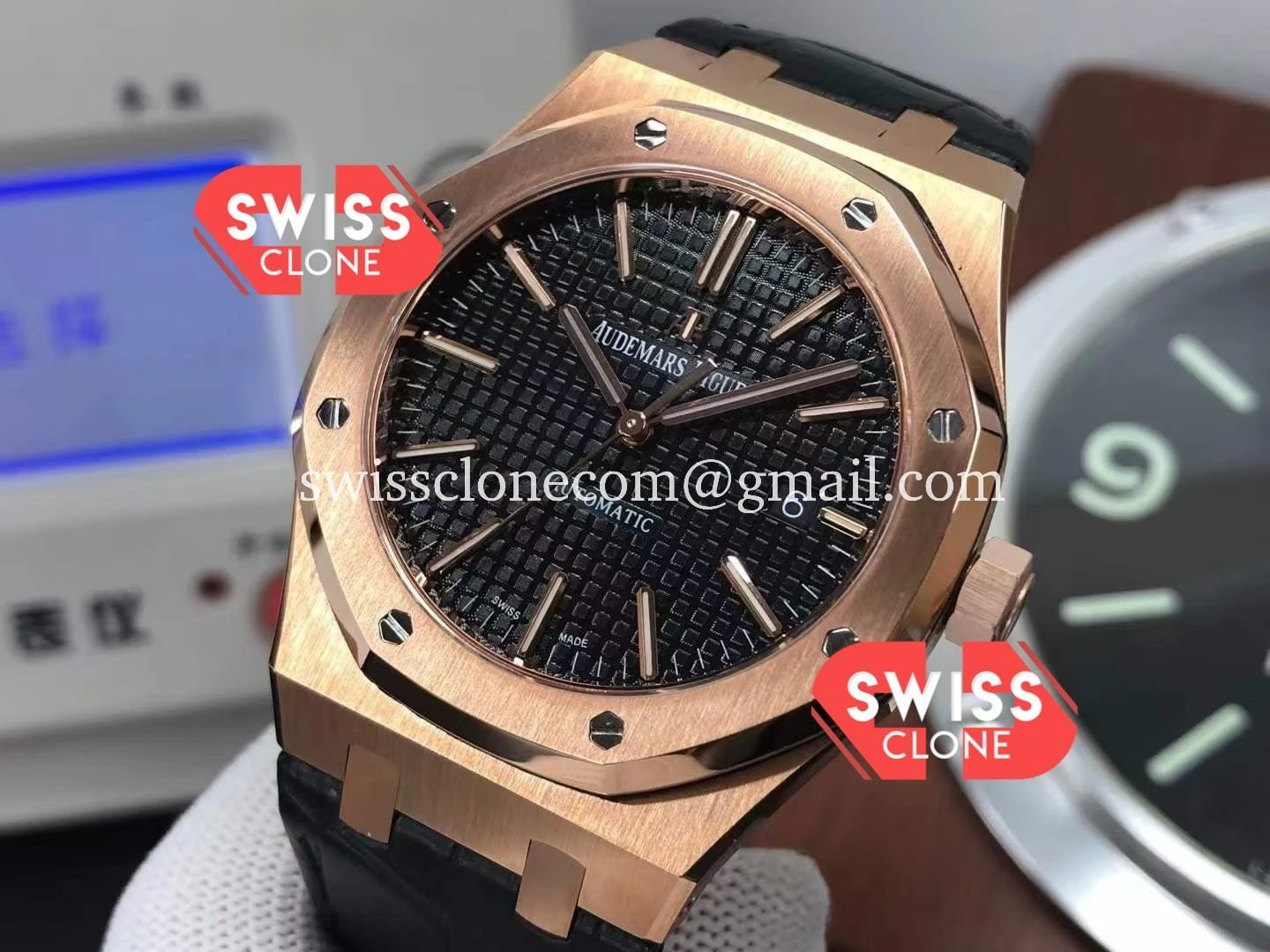 Audemars Piguet Royal Oak 15450OR.OO.D002CR.01 41MM 1:1 Super Clone - Bezel & Case Profile