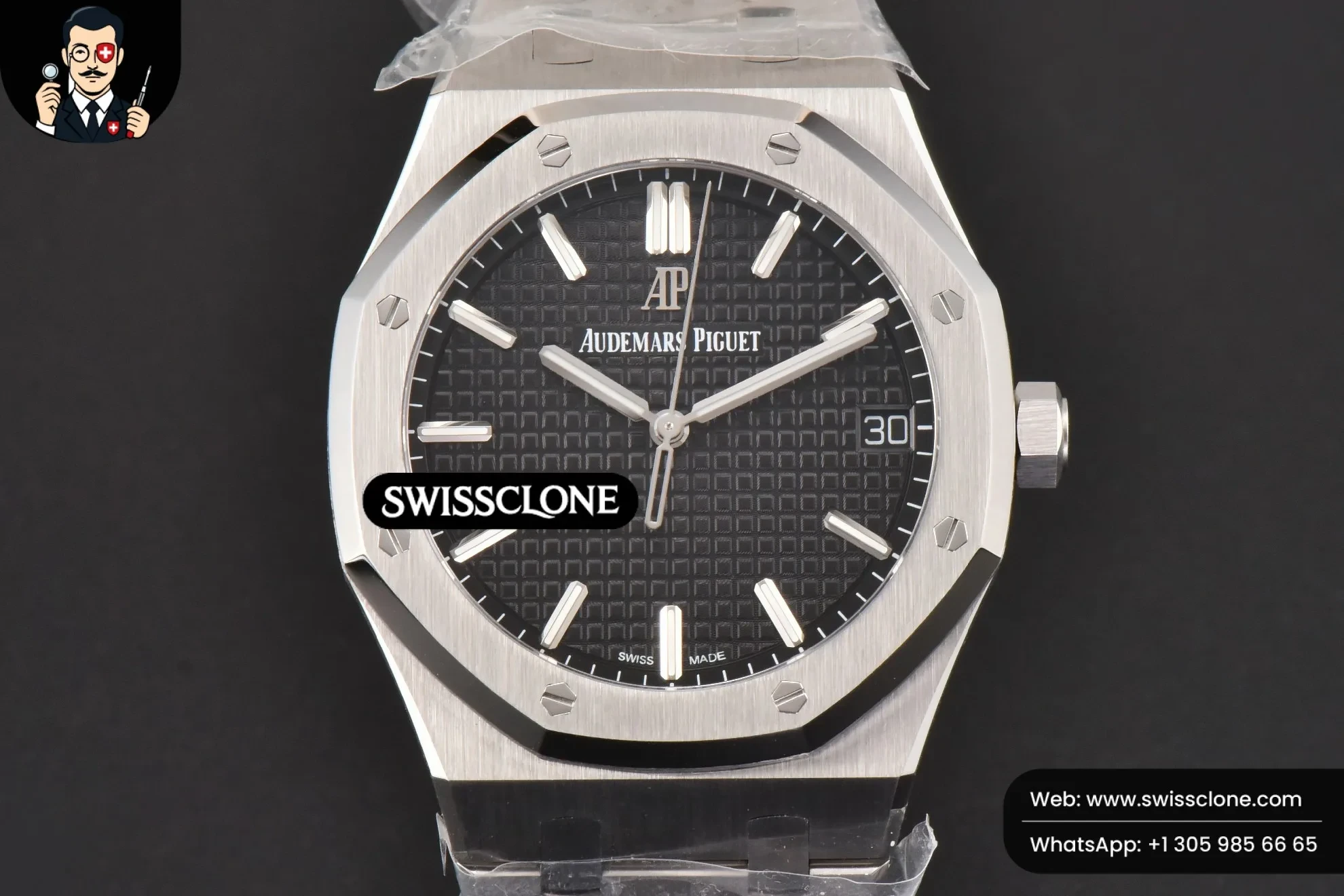 Audemars Piguet Royal Oak 15500 41mm Black Textured Dial