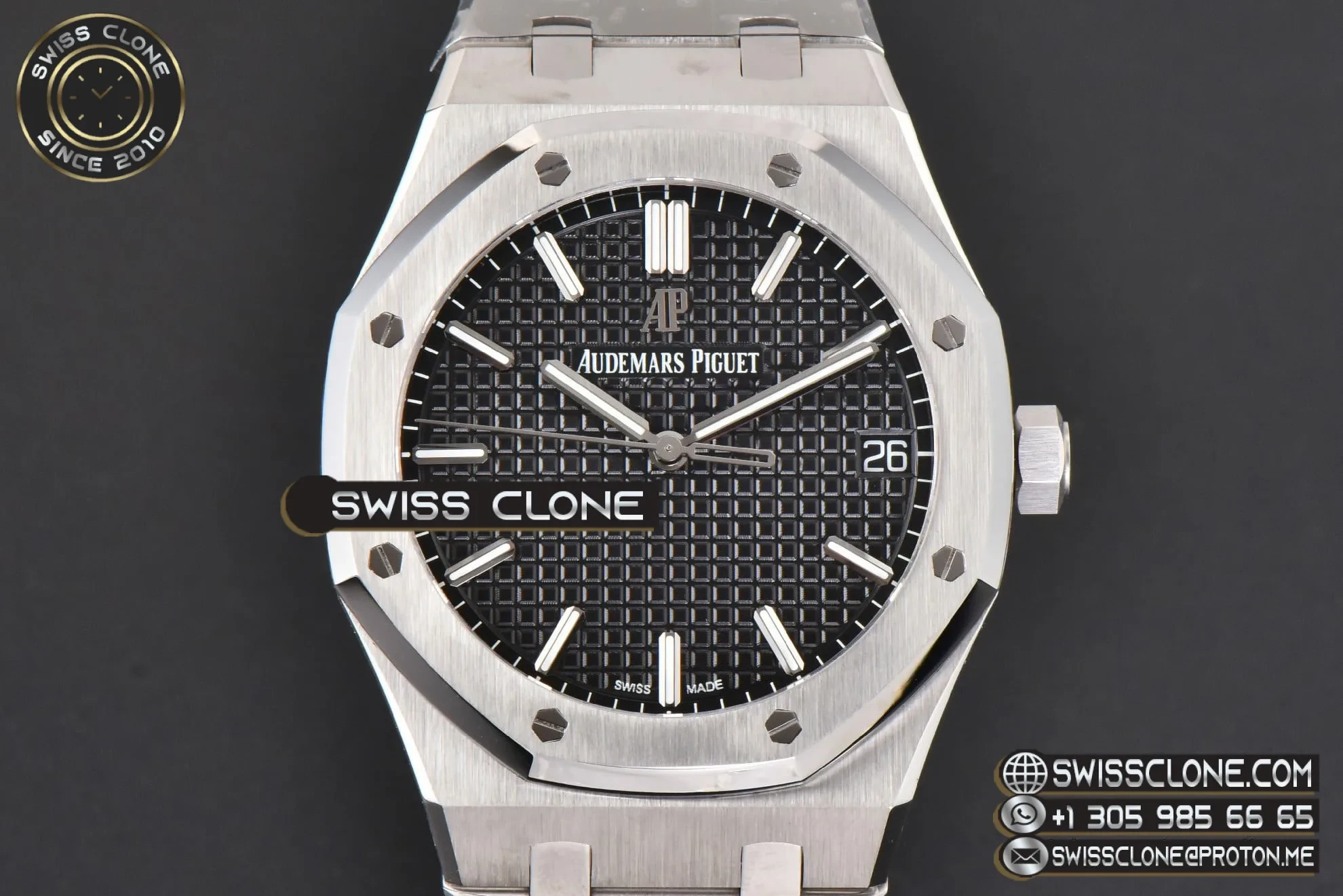 Audemars Piguet Royal Oak 15500 41mm Black Textured Dial