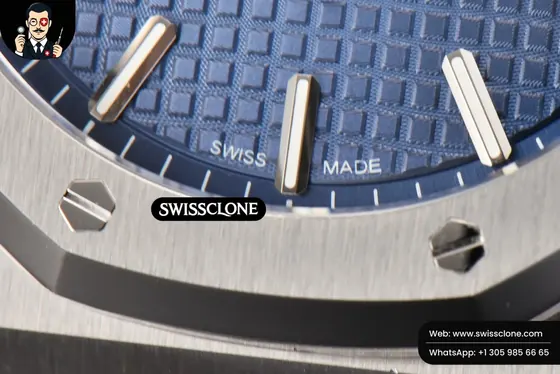 Audemars Piguet Royal Oak 15500 41mm Blue Textured Dial (SW-26594) 1:1 Super Clone - On-Wrist Presence & Lug Geometry