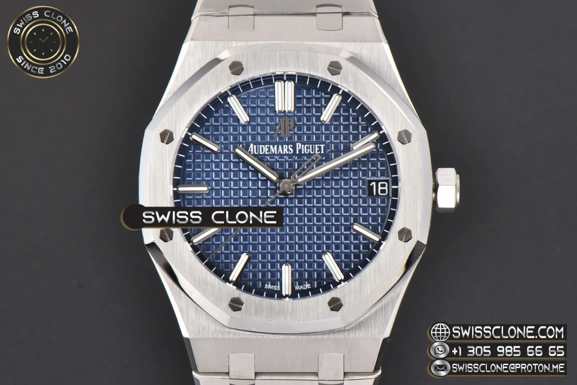 Audemars Piguet Royal Oak 15500 41mm Blue Textured Dial