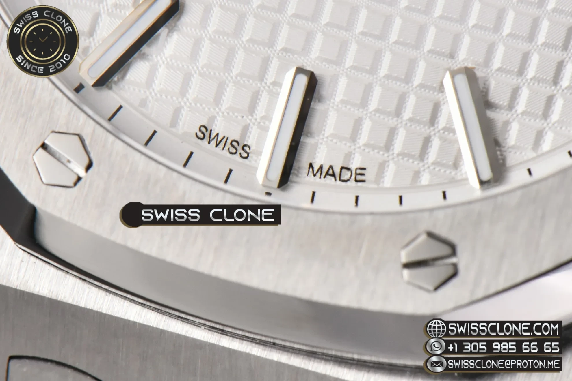 Audemars Piguet Royal Oak 15500 41mm White Textured Dial 1:1 Super Clone - Lateral Case Thickness Profile