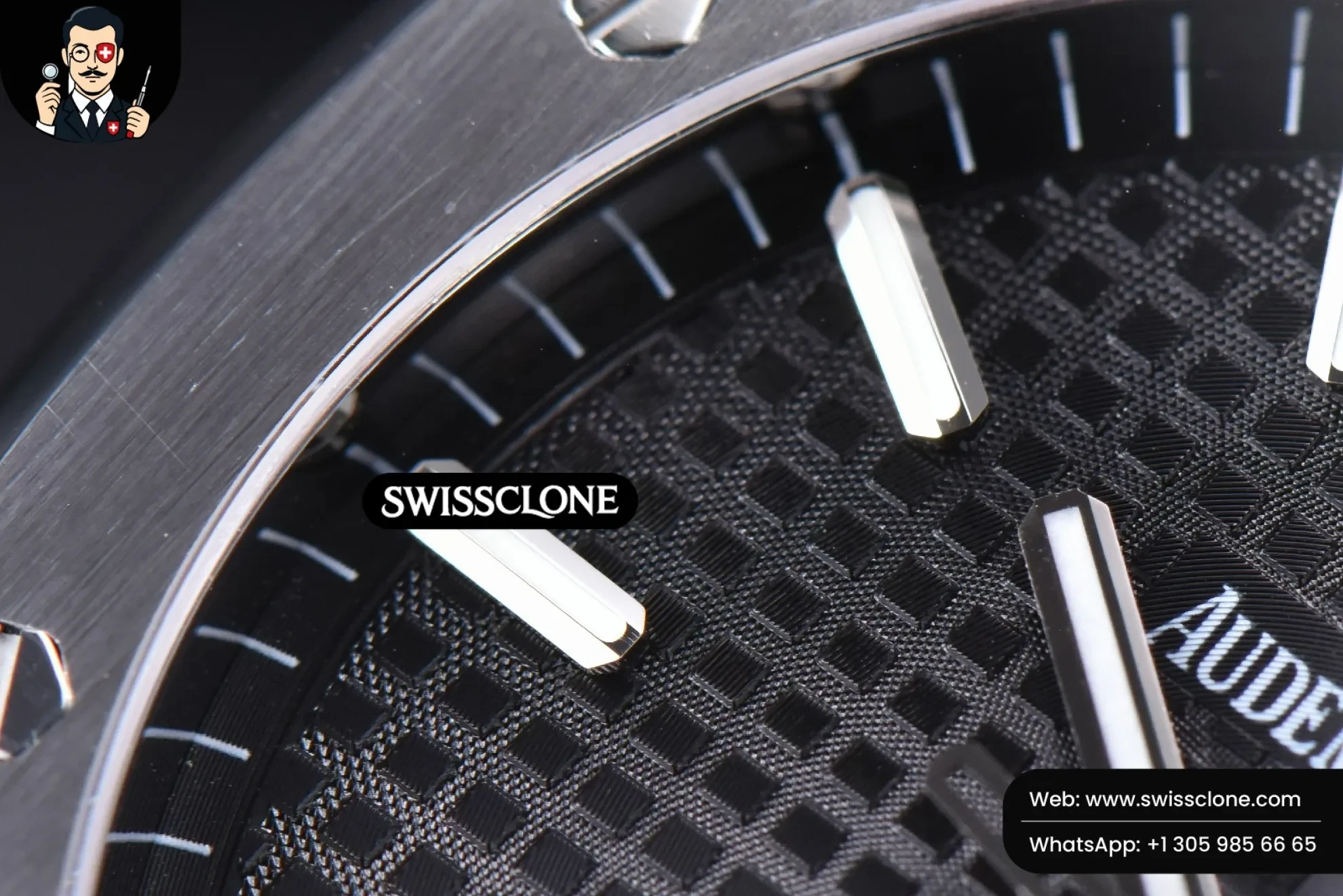 Audemars Piguet Royal Oak 15500 OMF 41mm Black Textured Dial 9015 1:1 Super Clone - Lateral Case Thickness Profile