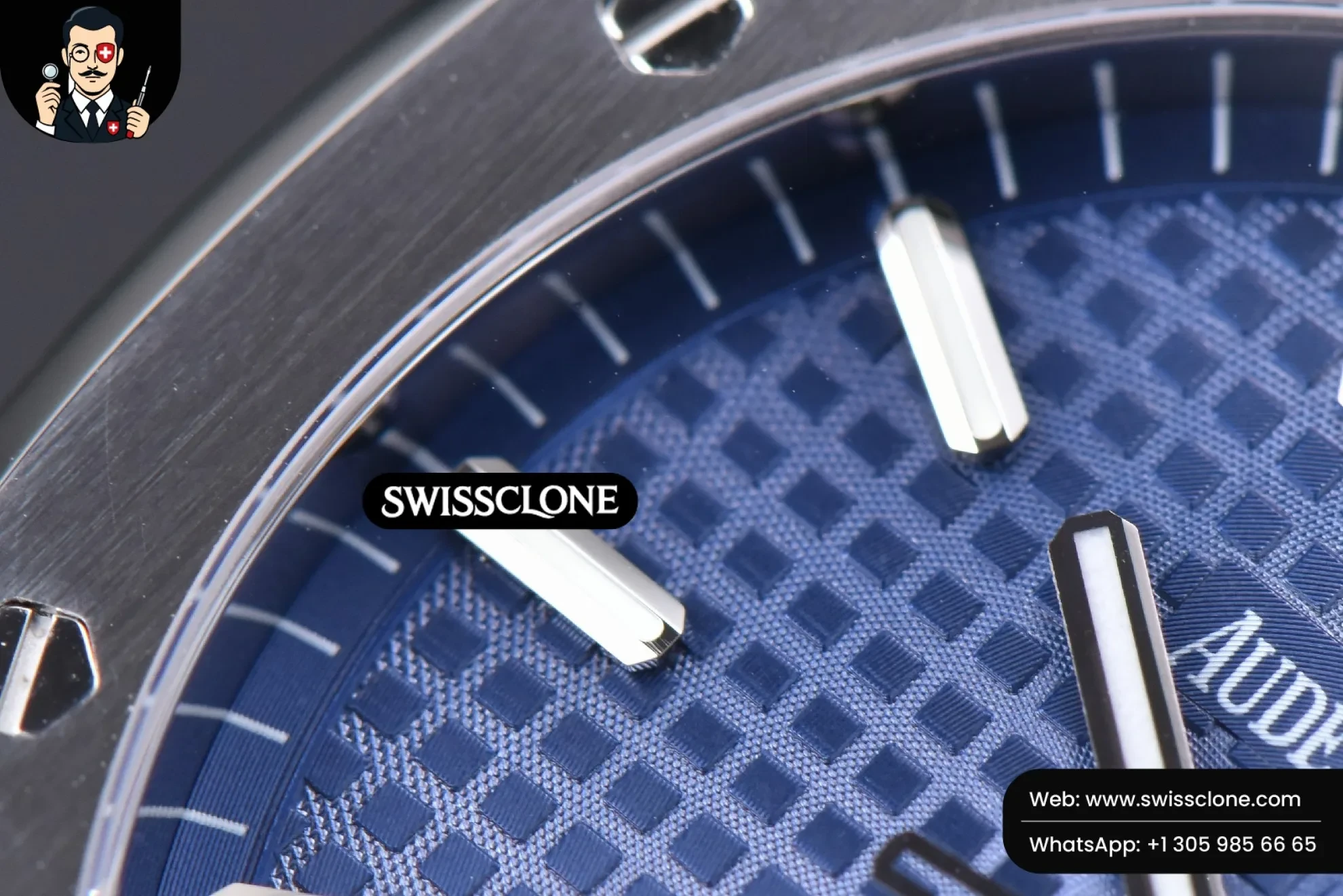 Audemars Piguet Royal Oak 15500 OMF 41mm Blue Textured Dial 9015 1:1 Super Clone - Lateral Case Thickness Profile