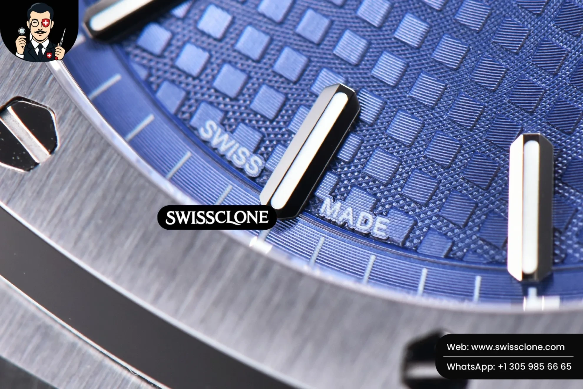 Audemars Piguet Royal Oak 15500 OMF 41mm Blue Textured Dial 9015 1:1 Super Clone - On-Wrist Presence View