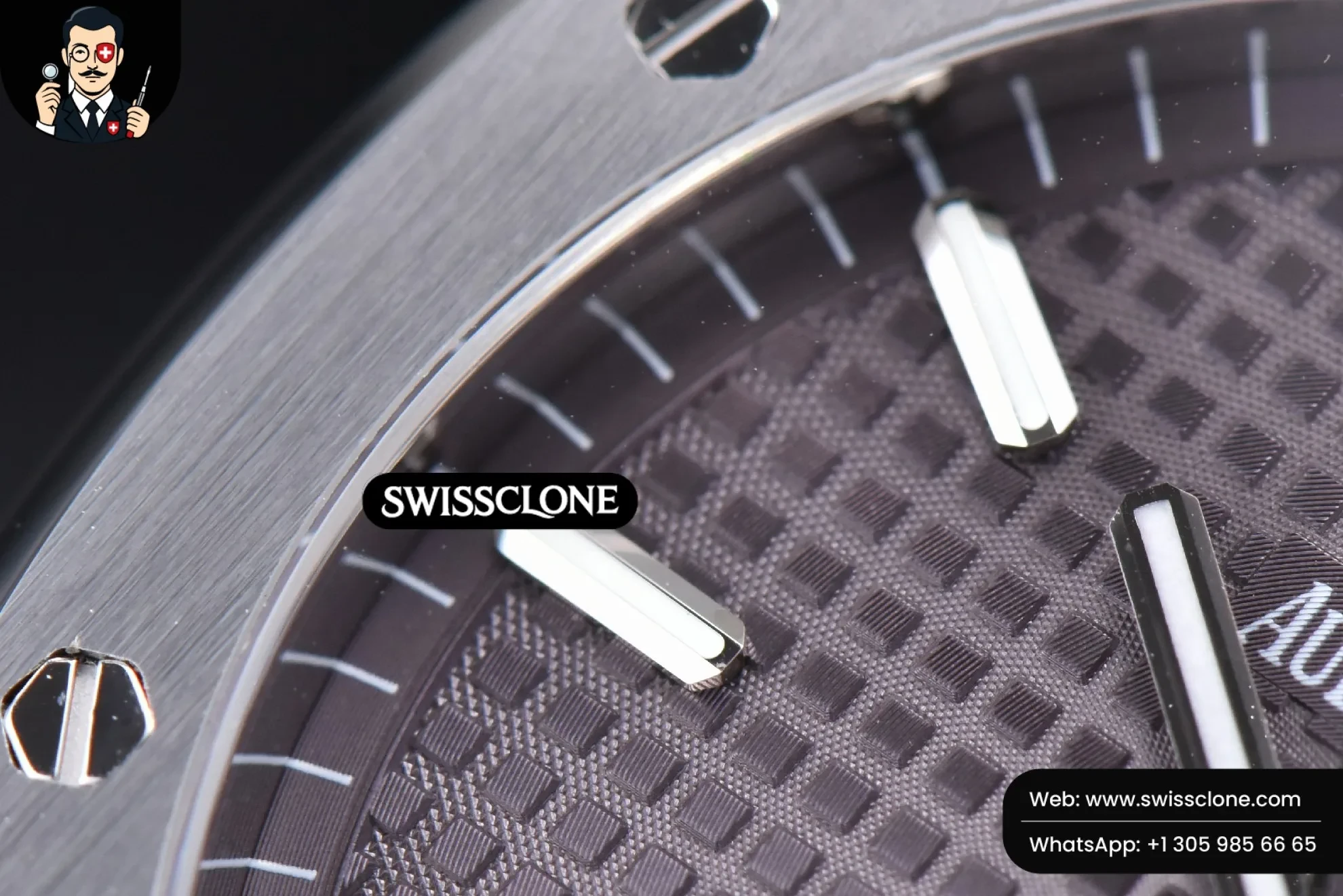 Audemars Piguet Royal Oak 15500 OMF 41mm Gray Textured Dial 9015 1:1 Super Clone - Lateral Case Thickness Profile