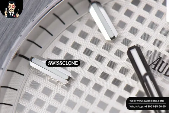 Audemars Piguet Royal Oak 15500 OMF 41mm White Textured Dial 9015 1:1 Super Clone - Lateral Case Thickness Profile