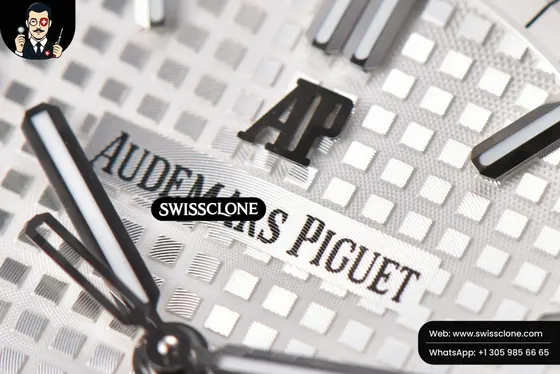 Audemars Piguet Royal Oak 15500 OMF 41mm White Textured Dial 9015 1:1 Super Clone - Caseback & Cloned Calibre Movement