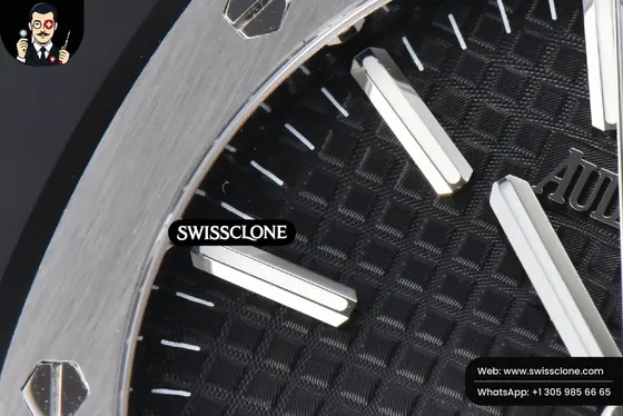 Audemars Piguet Royal Oak 15510 41mm ’50th Anniversary’ Black Dial 1:1 Super Clone Det - Caseback & Cloned Calibre Movement
