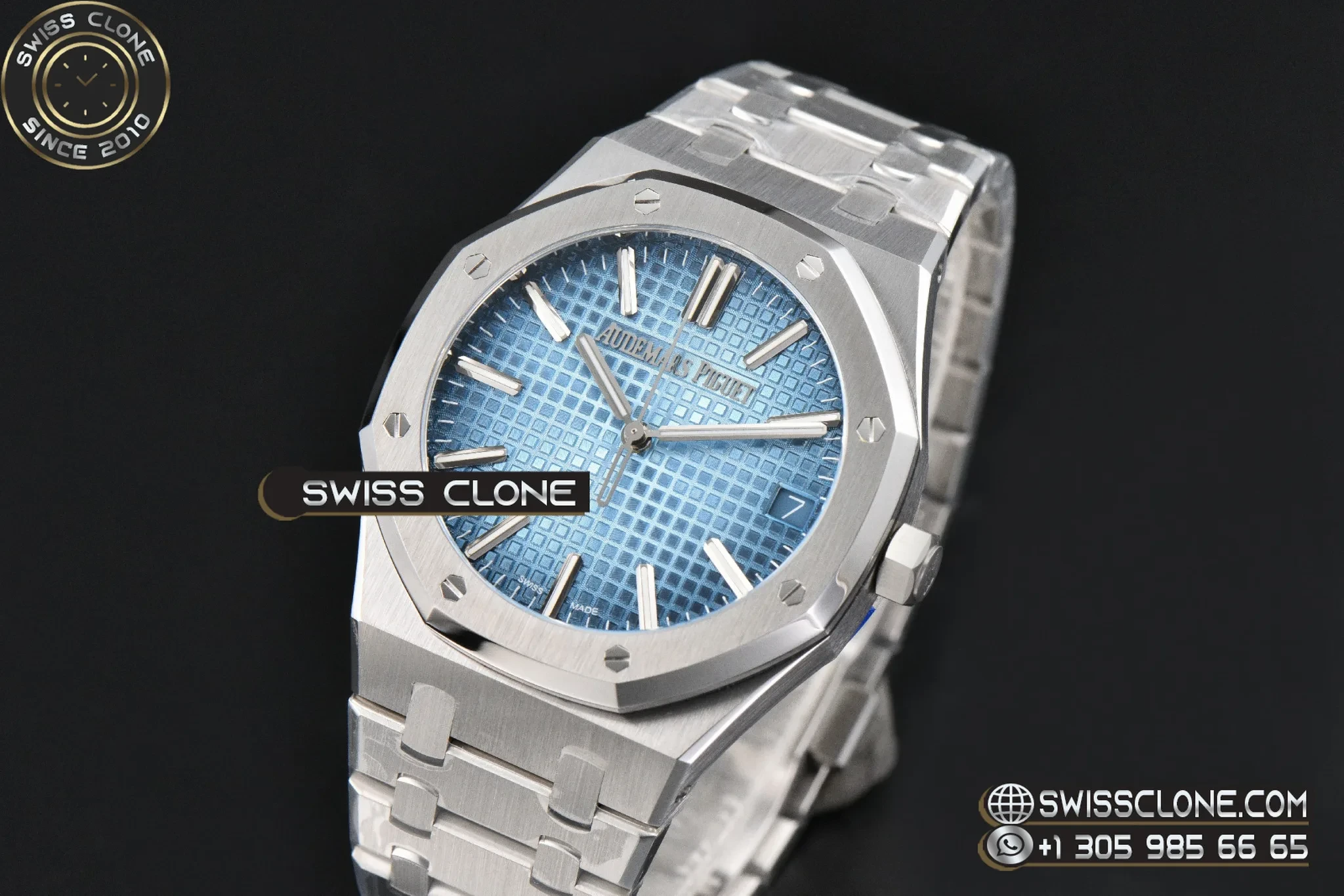 Audemars Piguet Royal Oak 15510 41mm ’50th Anniversary’ Ice Blue Dial 1:1 Super Clone Det - Clasp & Bracelet Finishing
