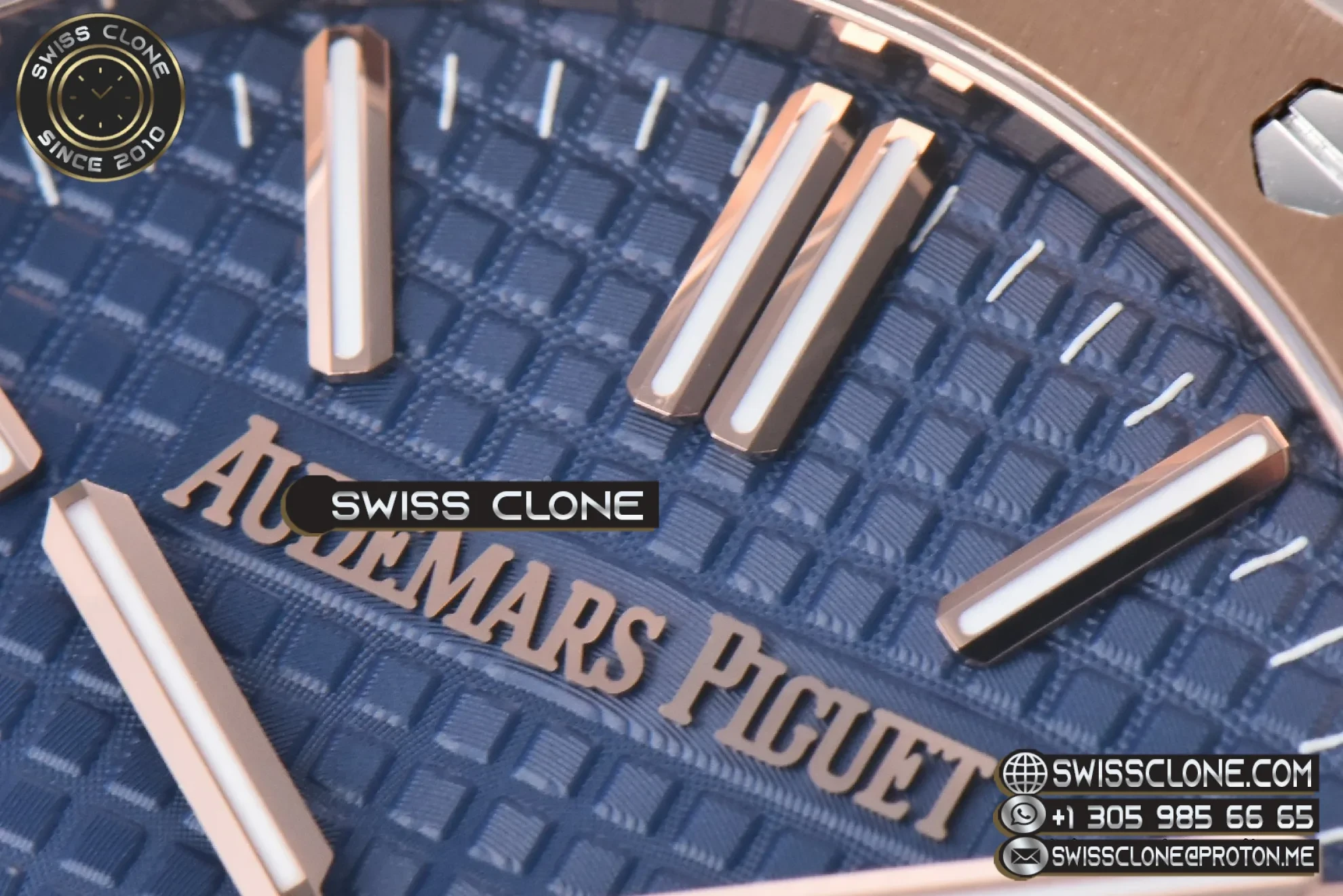 Audemars Piguet Royal Oak 15510 50th Anniversary Blue Dial 41mm (SW-22394) 1:1 Super Clone - Caseback & Cloned Calibre Movement