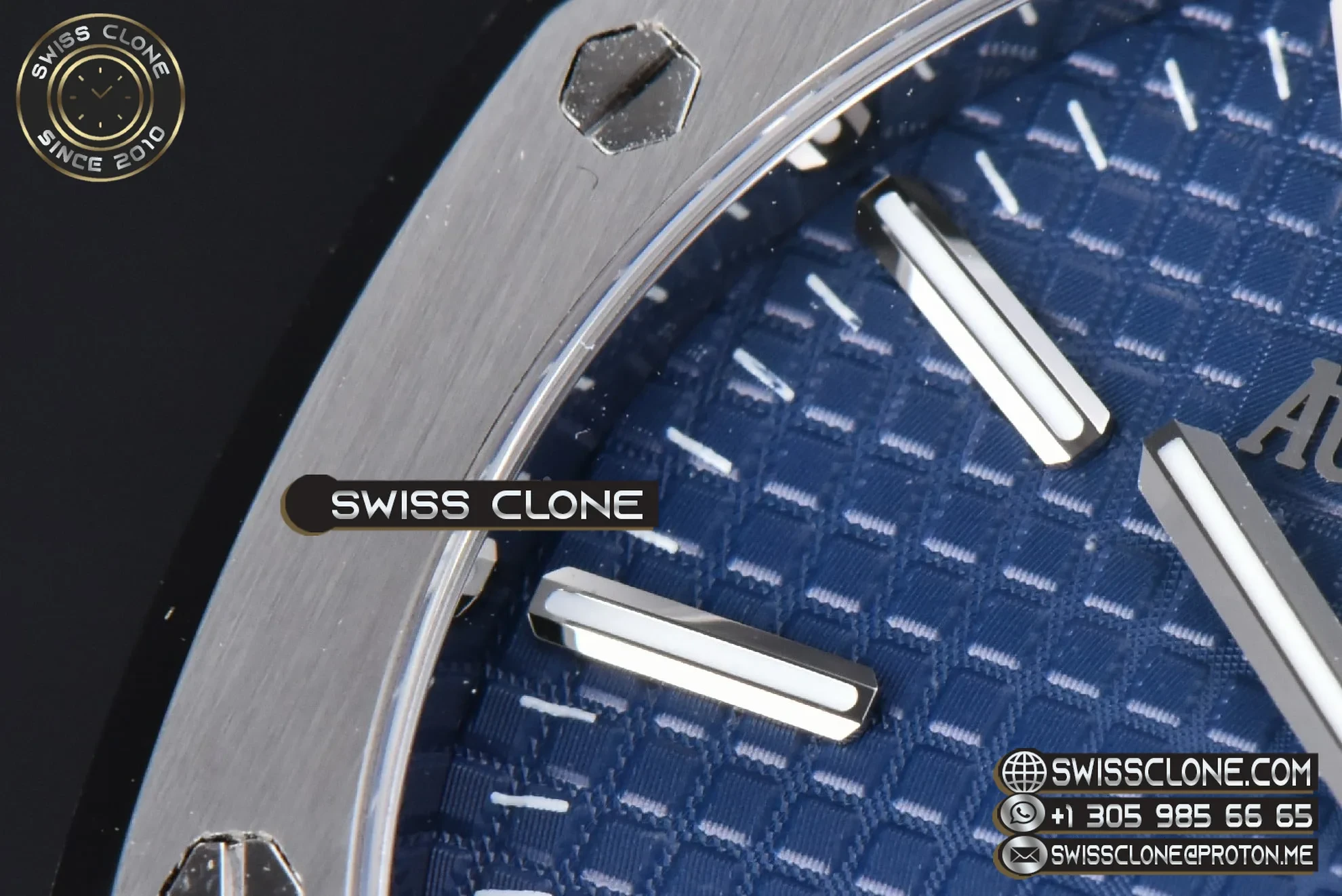 Audemars Piguet Royal Oak 15510 50th Anniversary Blue Dial 41mm (SW-22458) 1:1 Super Clone - Caseback & Cloned Calibre Movement