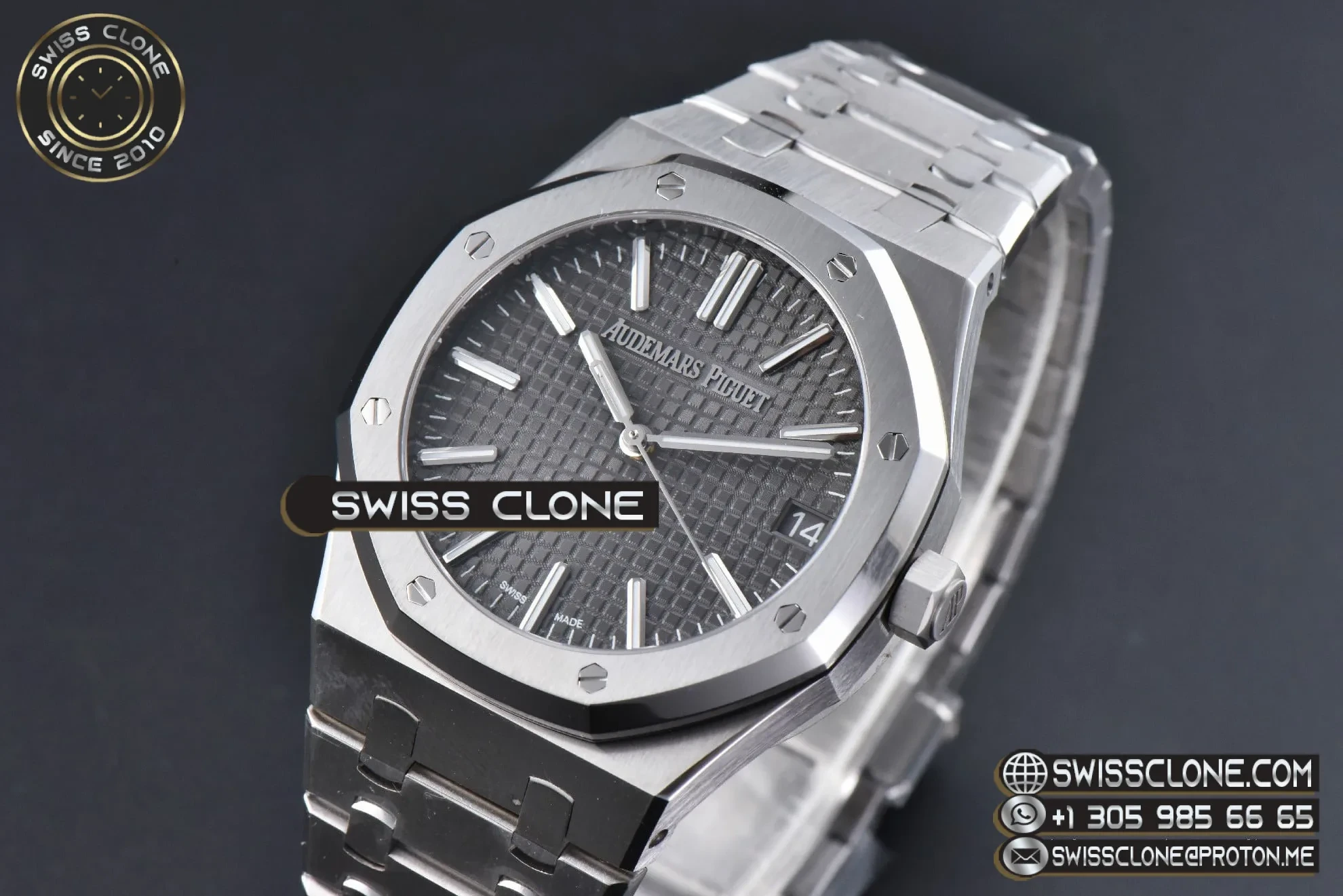 Audemars Piguet Royal Oak 15510 50th Anniversary Gray Dial 41mm 1:1 Super Clone - Bezel & Case Profile