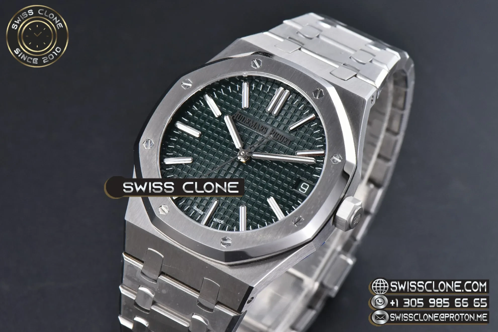 Audemars Piguet Royal Oak 15510 50th Anniversary Green Dial 41mm 1:1 Super Clone - Clasp & Bracelet Finishing