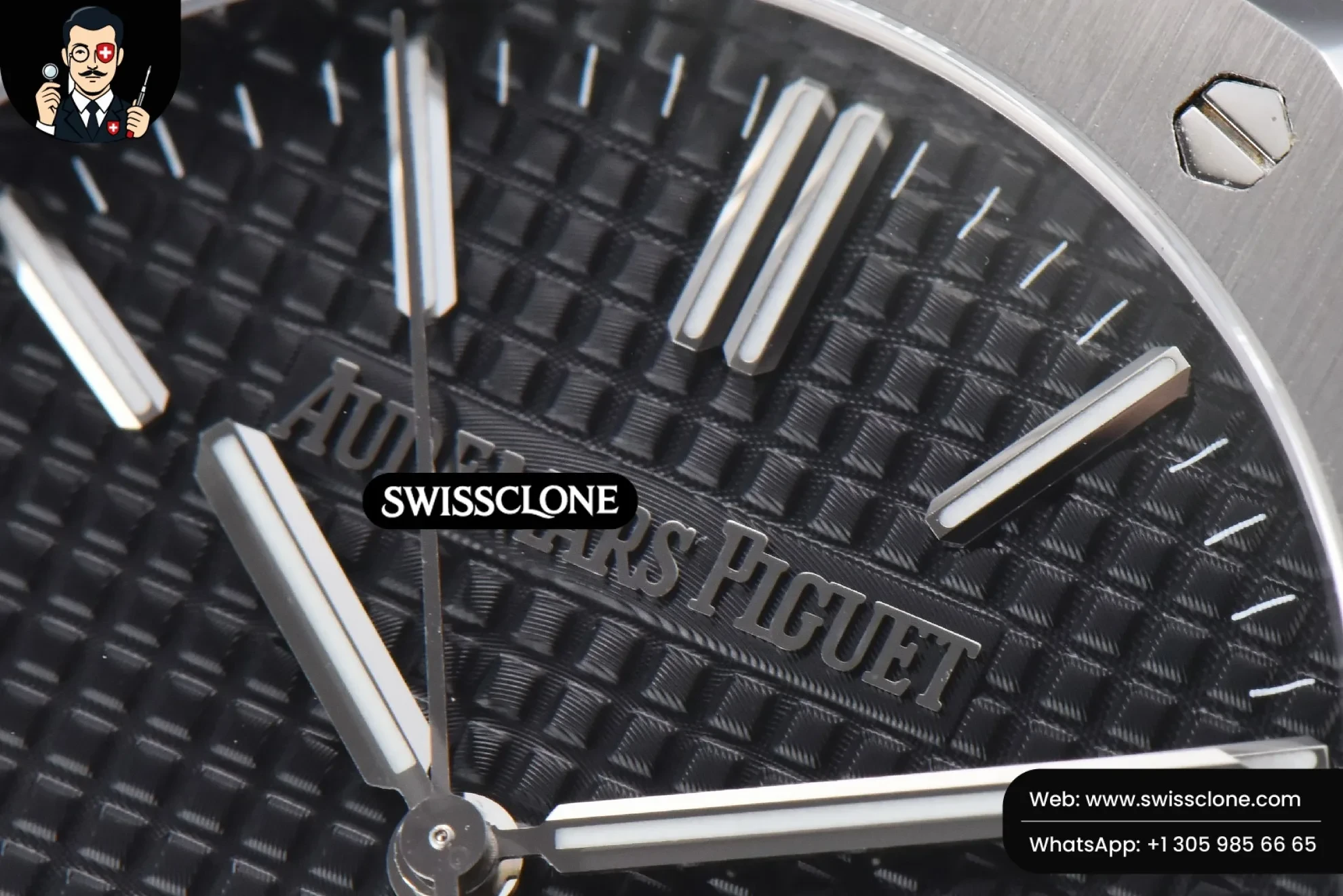 Audemars Piguet Royal Oak 15510 “50th Anniversary” ORF 41mm Black Dial 1:1 Super Clone Det - Caseback & Cloned Calibre Movement